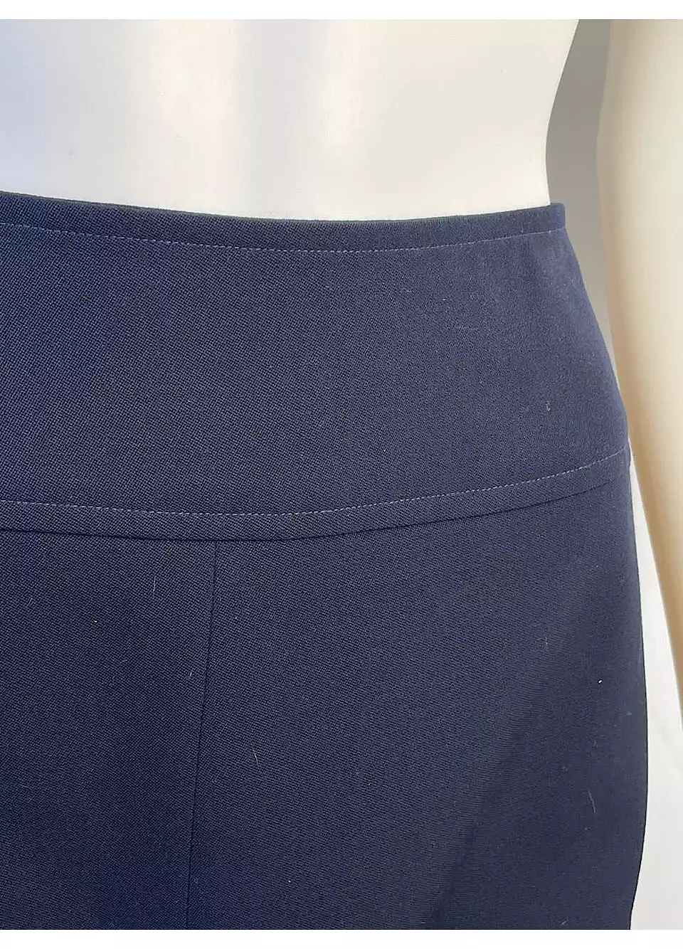 1995, 95P Vintage Chanel Dark Navy Skirt FR 40