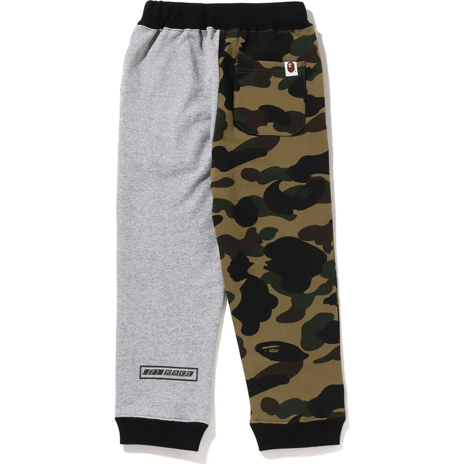 1ST CAMO BAPE TEAM EMBLEM PRINT SWEAT PANTS KIDS