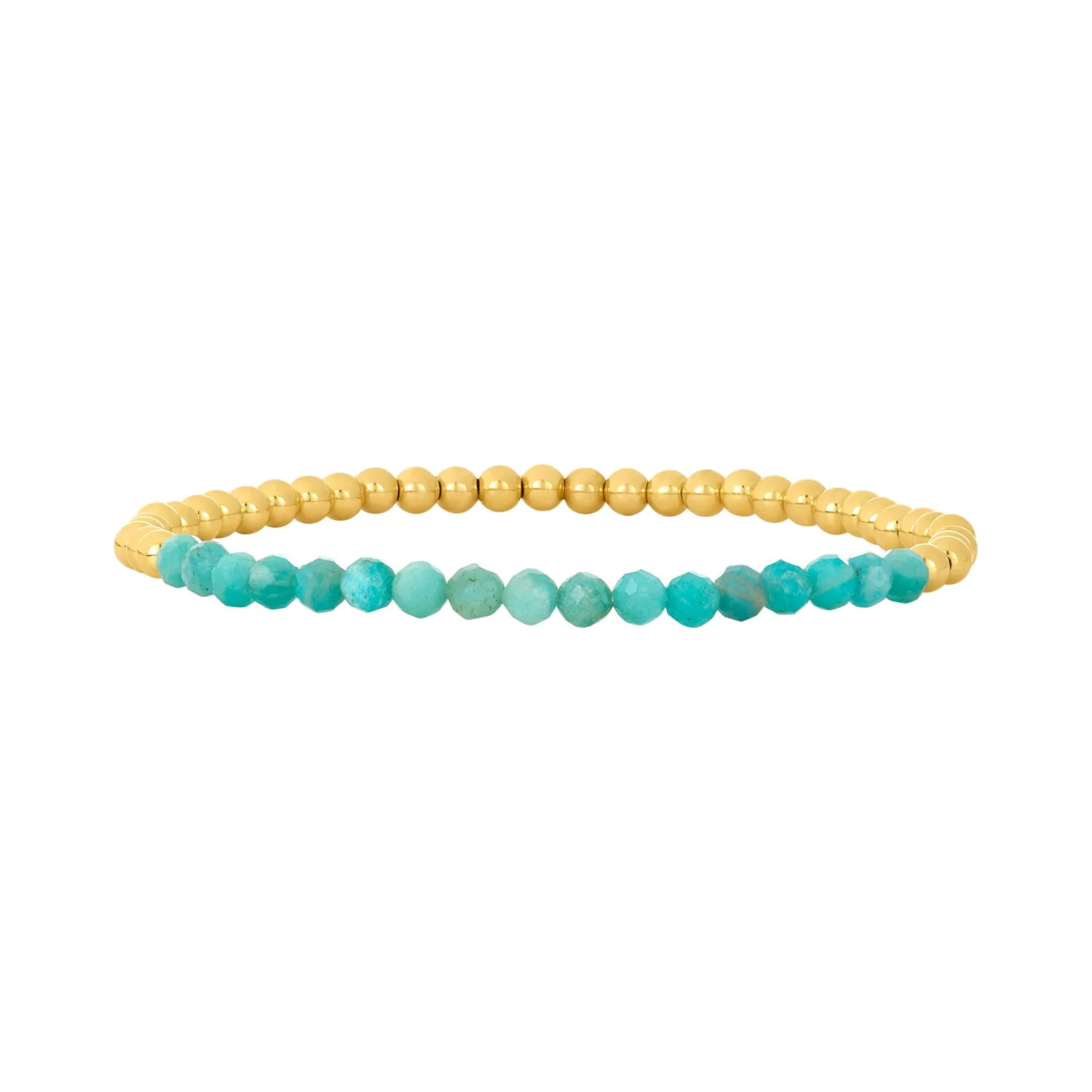 3MM Signature Bracelet with Amazonite