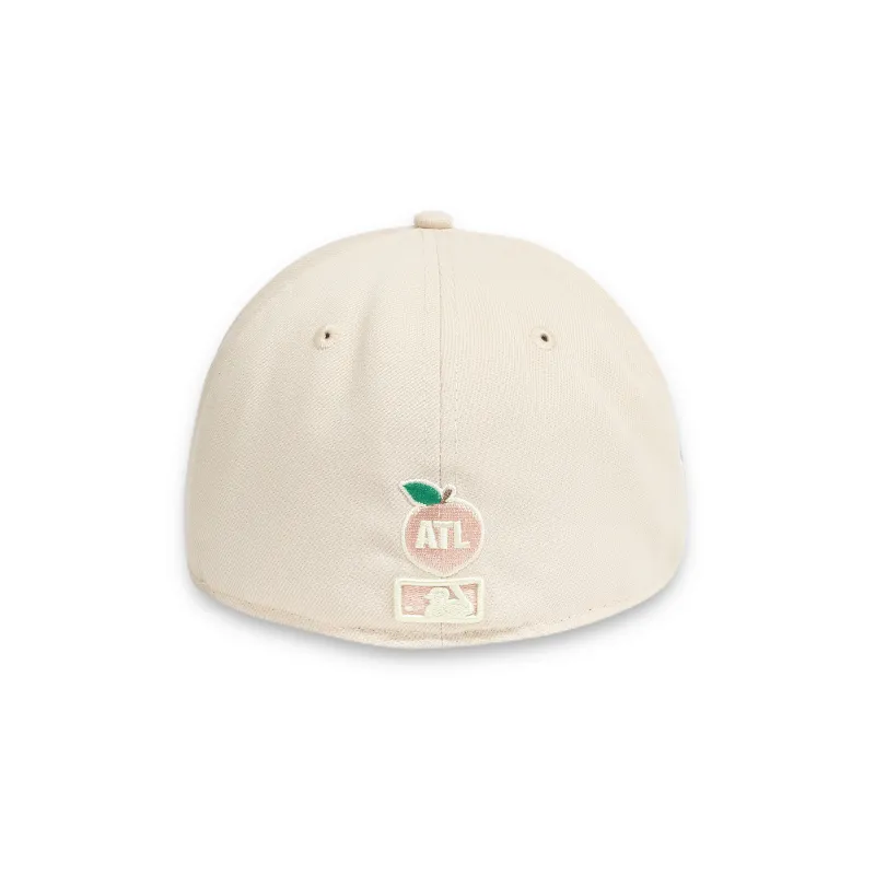 [60243838] Atlanta Braves 95 WS STATE FRUIT Peach 59FIFTY Men's Fitted Hat