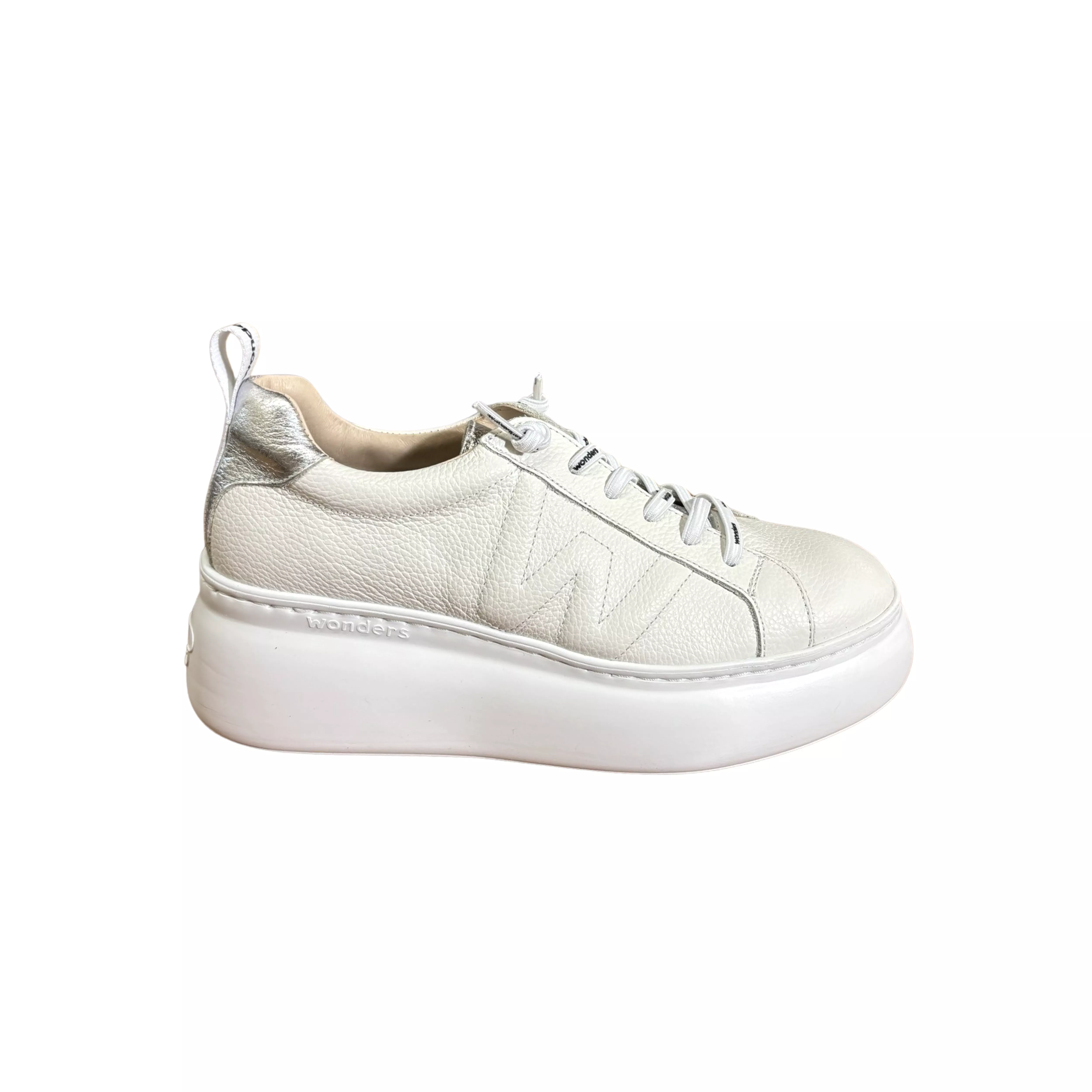 A2632 Off White Platform Sneaker