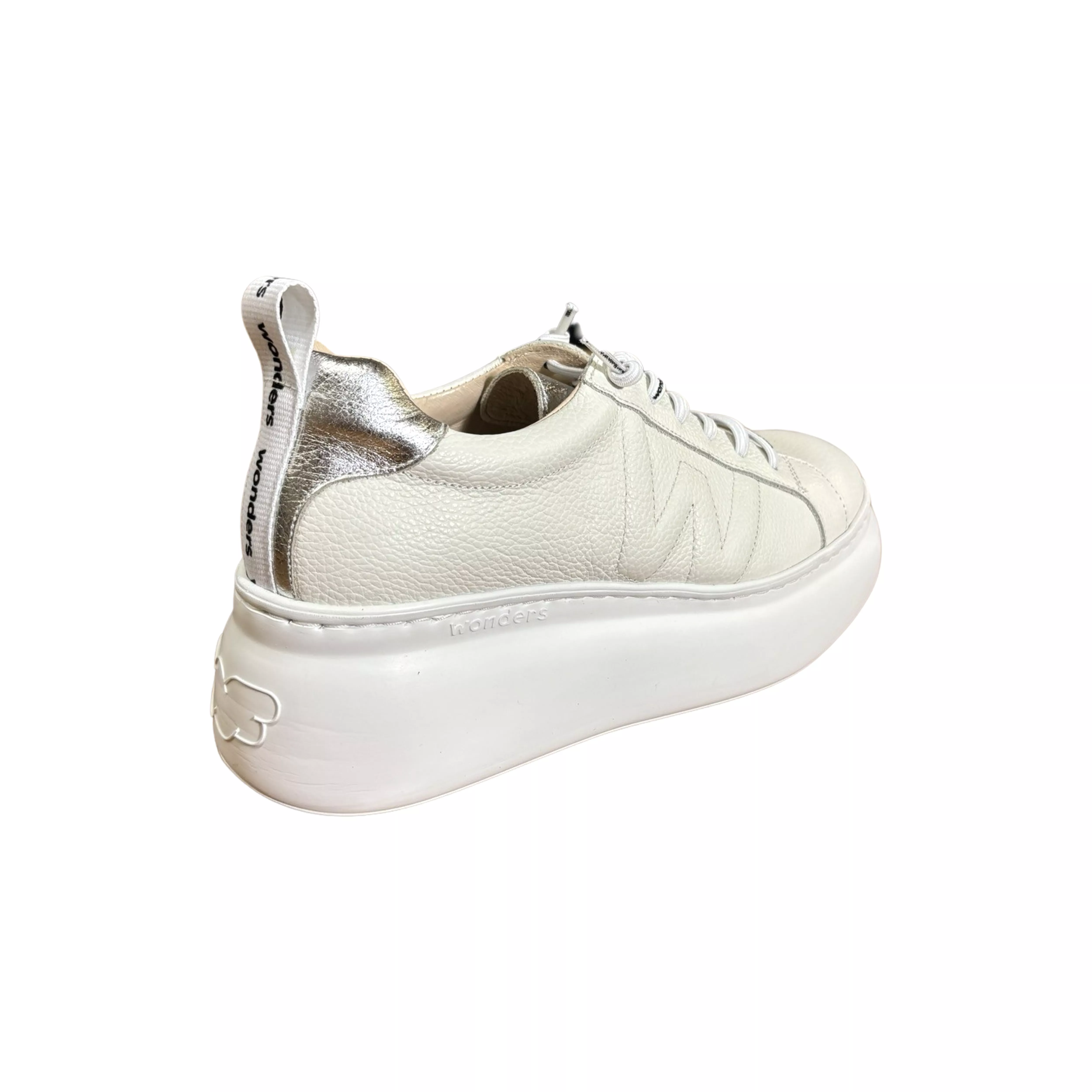 A2632 Off White Platform Sneaker