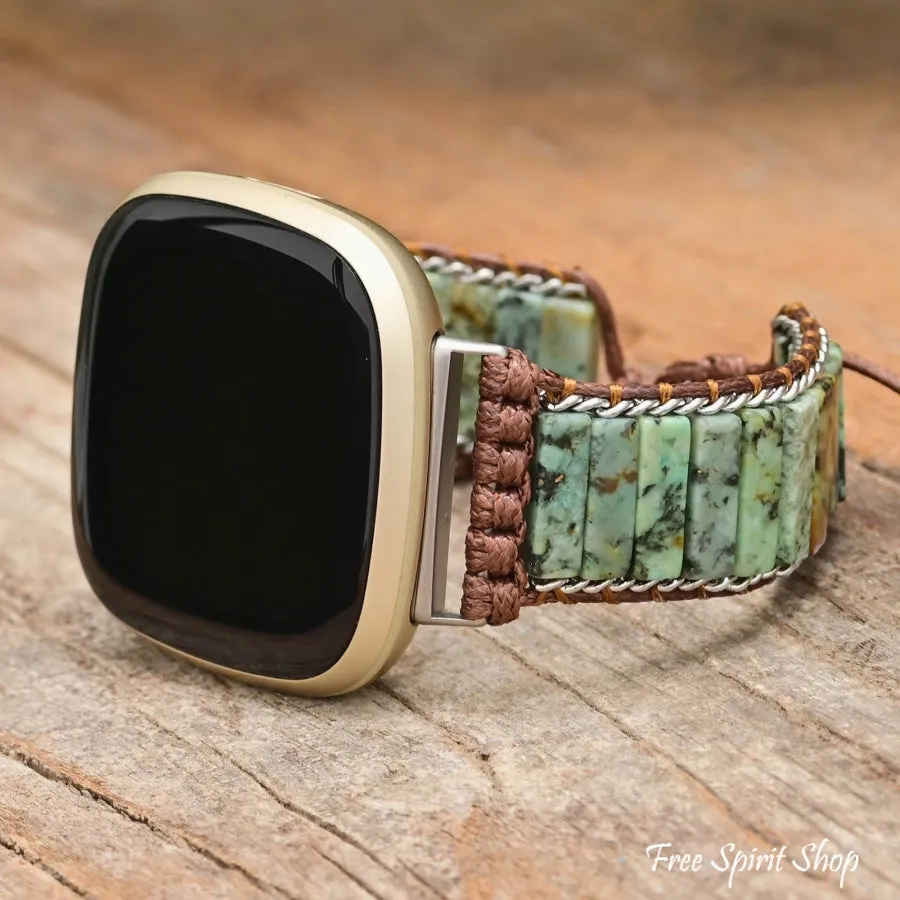 African Jasper Fitbit Watch Band