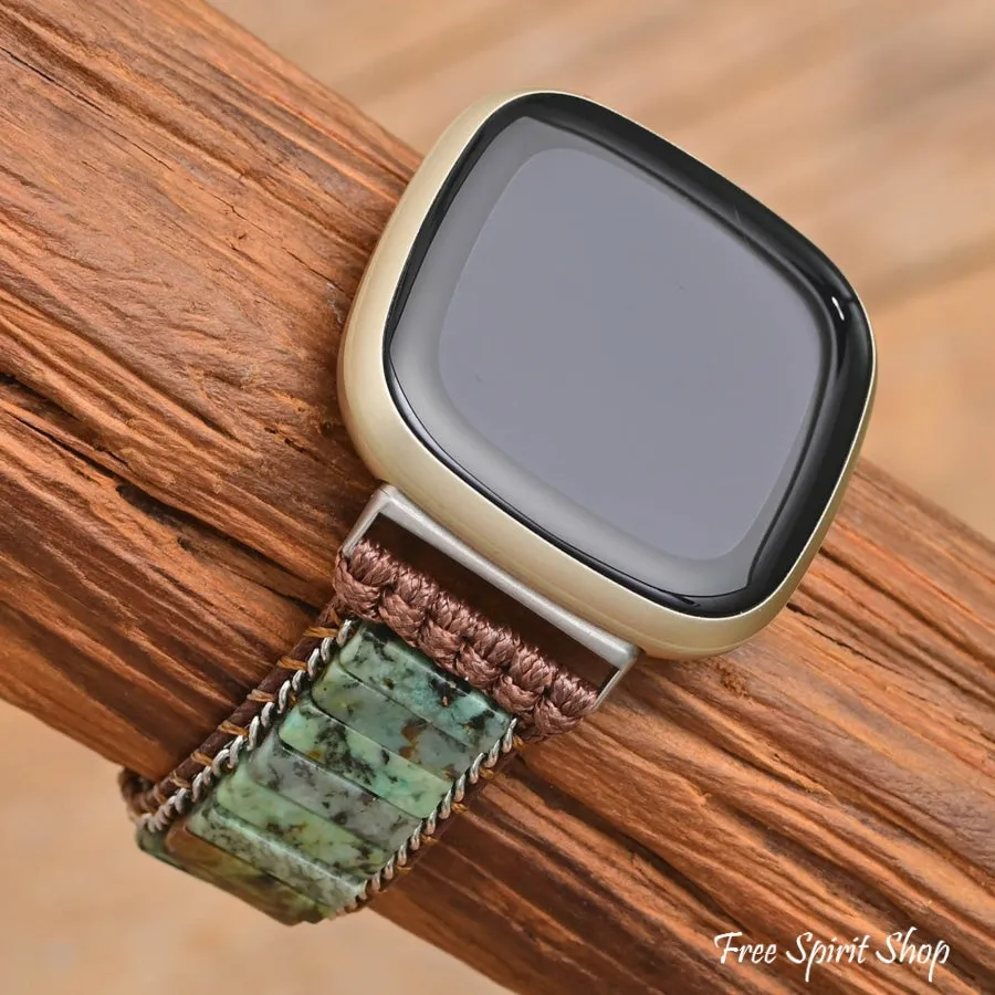 African Jasper Fitbit Watch Band