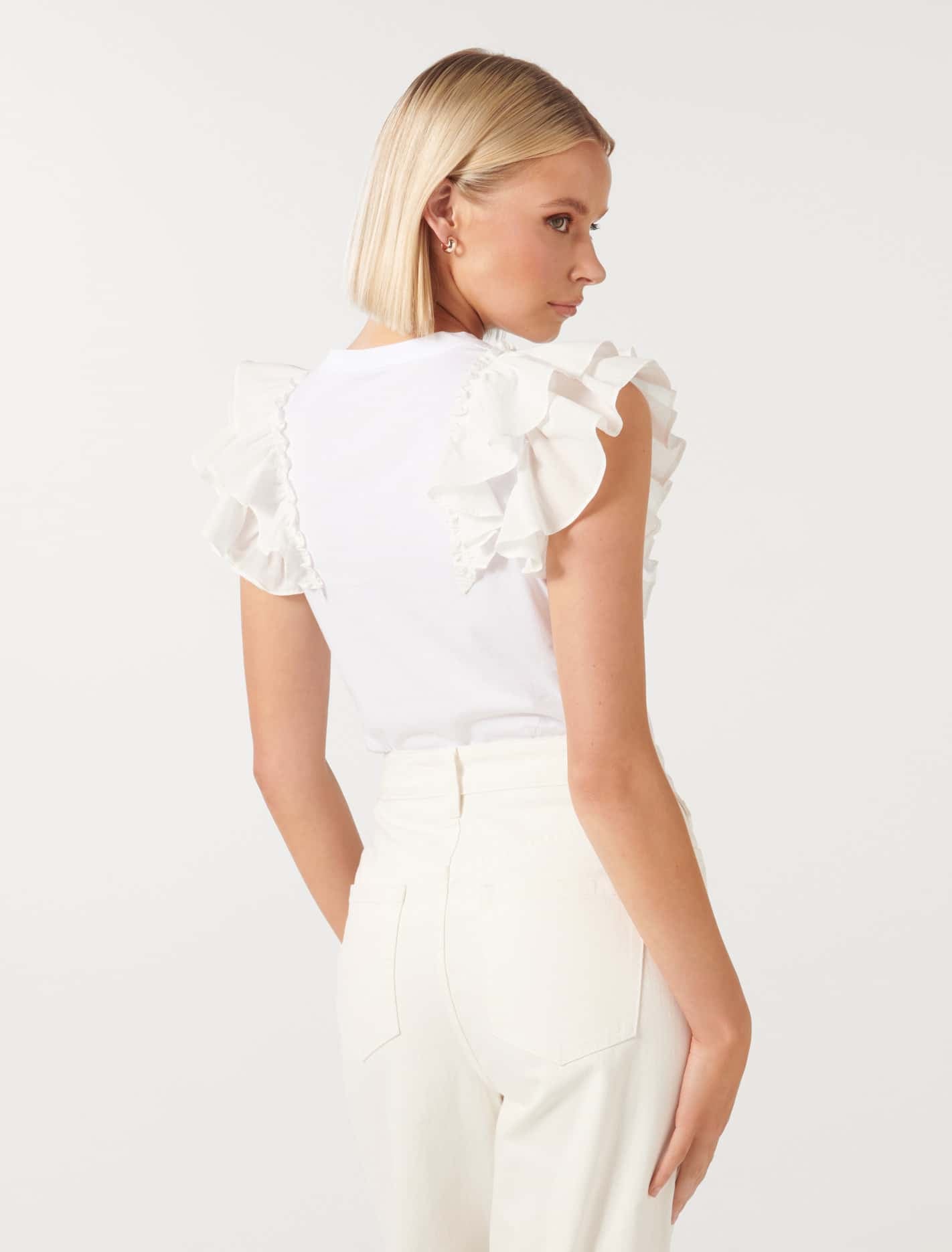 Alice Ruffle Sleeve T-Shirt