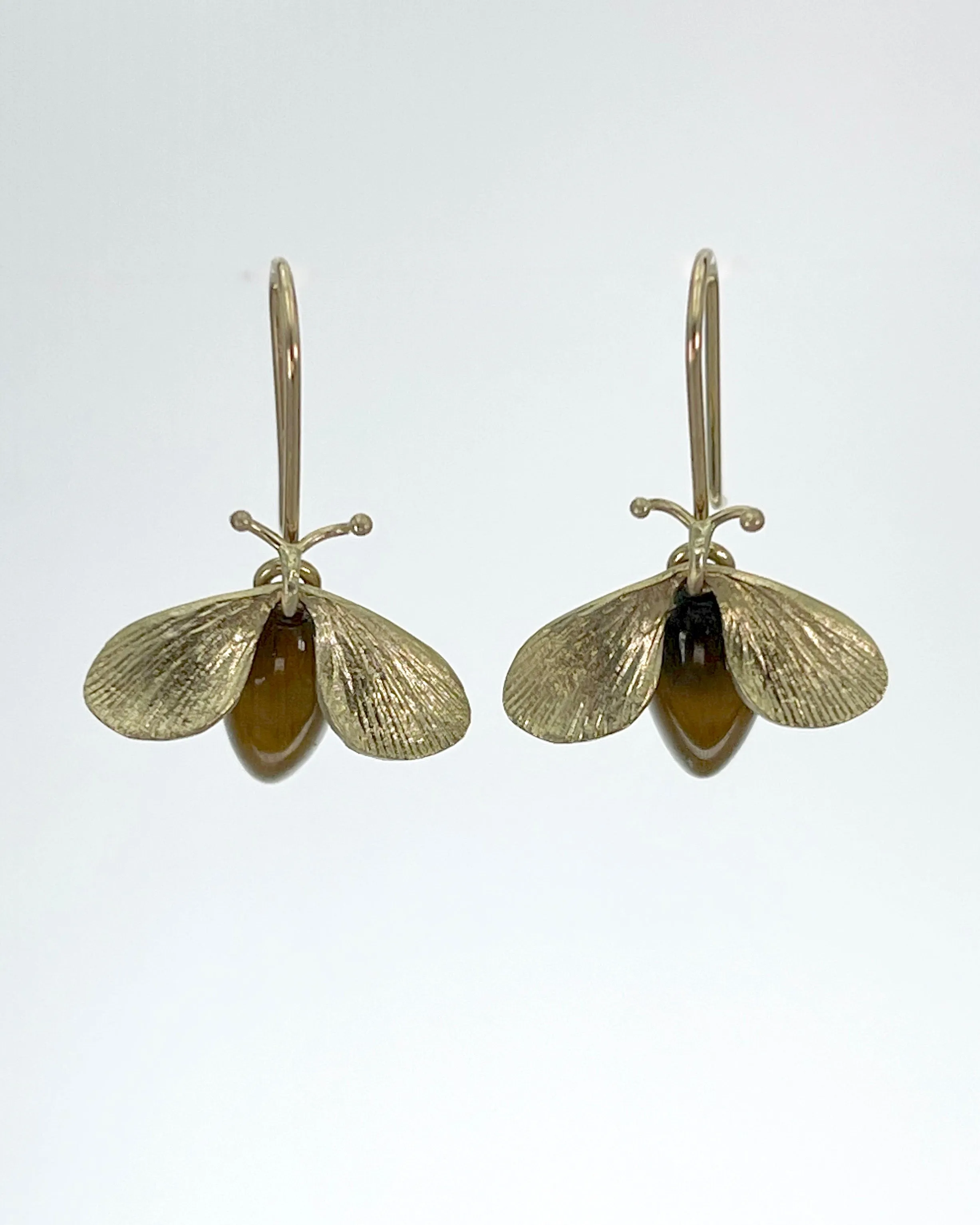 Annette Ferdinandsen Tiger's Eye Bee Earrings