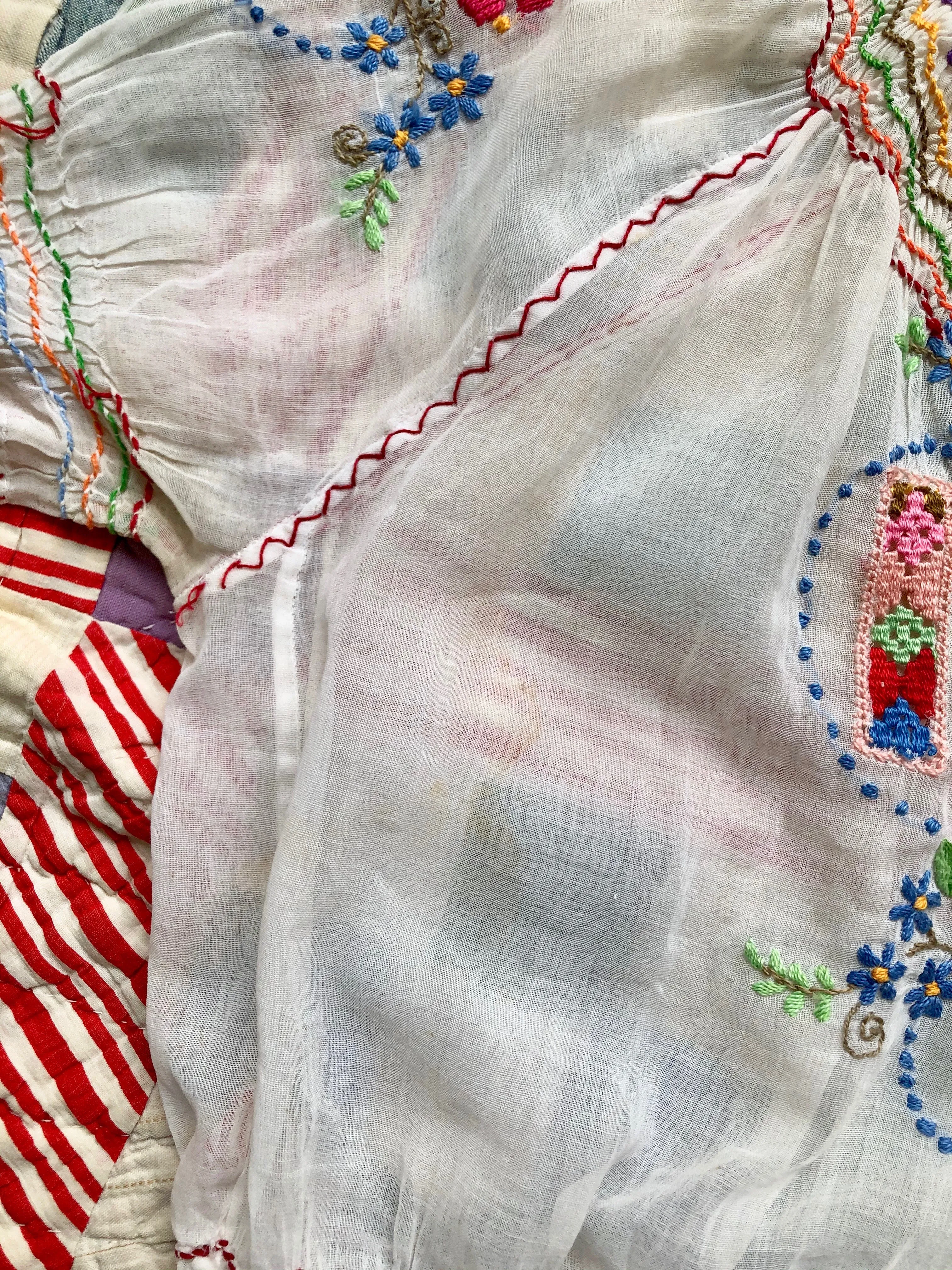 Antique Hungarian Folk Blouse