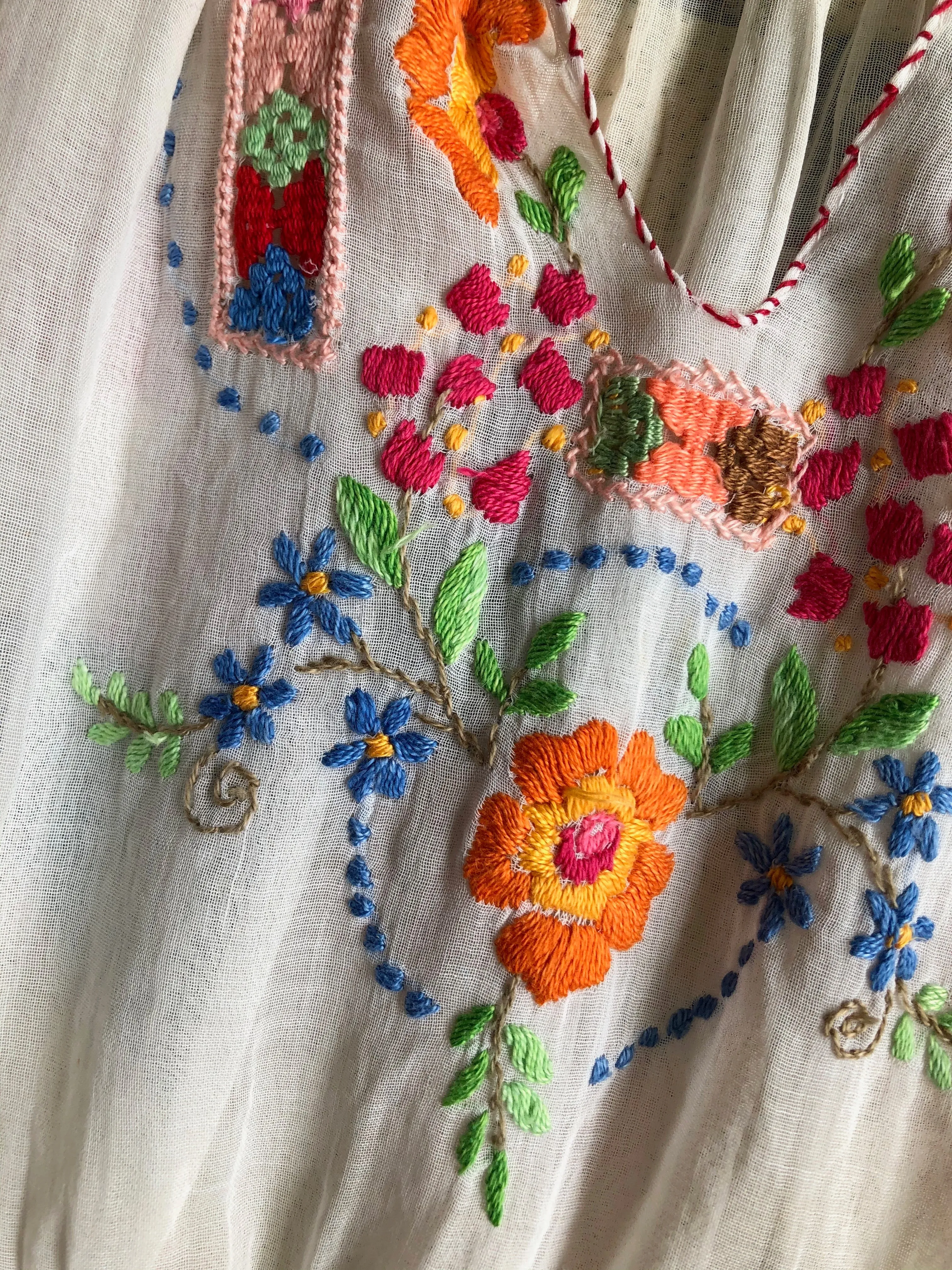 Antique Hungarian Folk Blouse