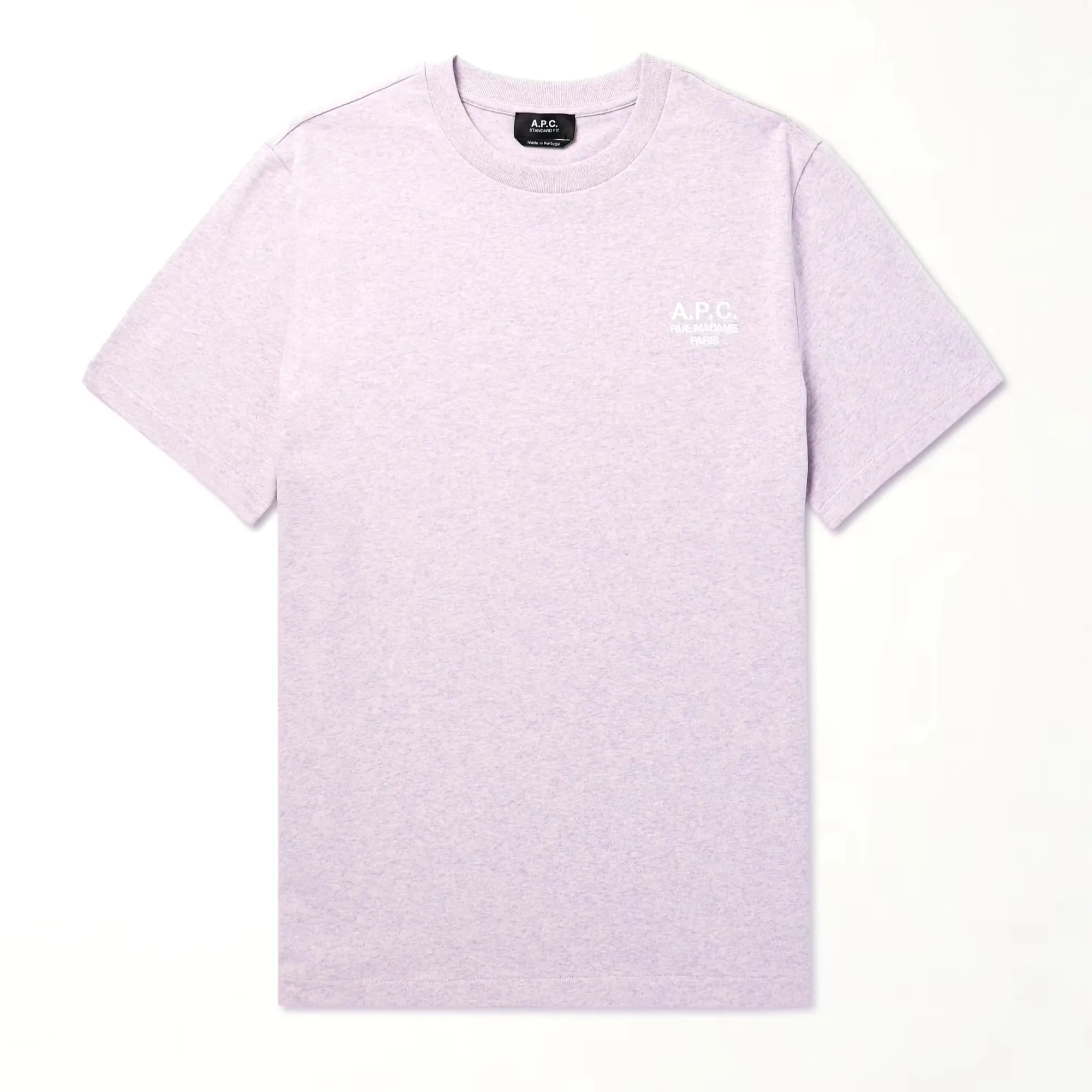 A.P.C.  |Plain Cotton Short Sleeves Logo Designers T-Shirts