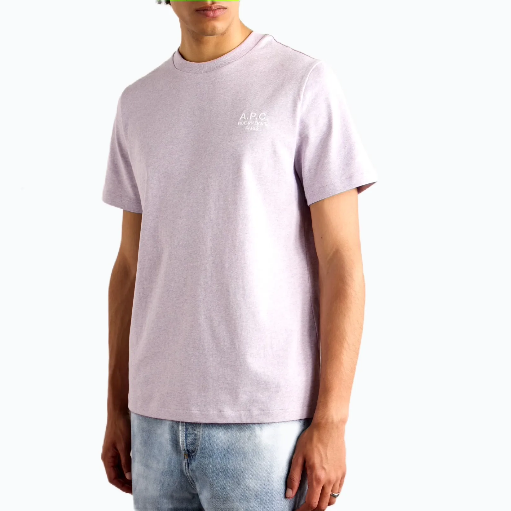 A.P.C.  |Plain Cotton Short Sleeves Logo Designers T-Shirts