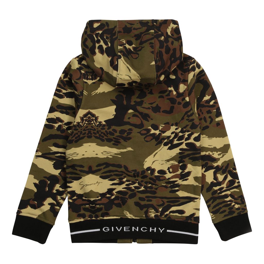 Army Green Camo Logo Hoodie