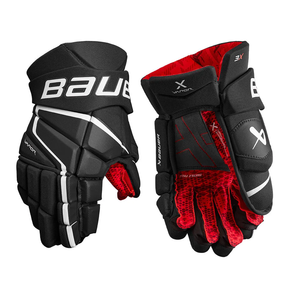 BAUER VAPOR 3X SENIOR HOCKEY GLOVES