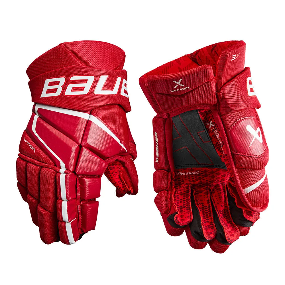 BAUER VAPOR 3X SENIOR HOCKEY GLOVES