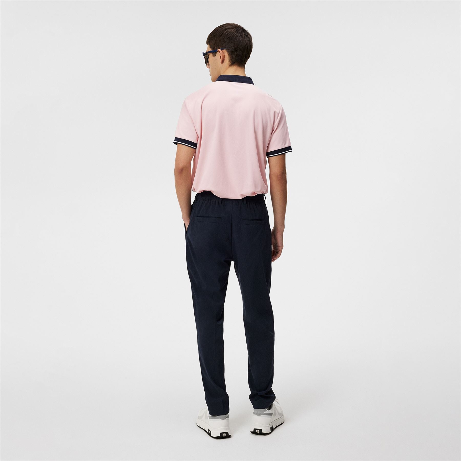 Bay Slim Fit Sport Pique Polo Powder Pink - SS24