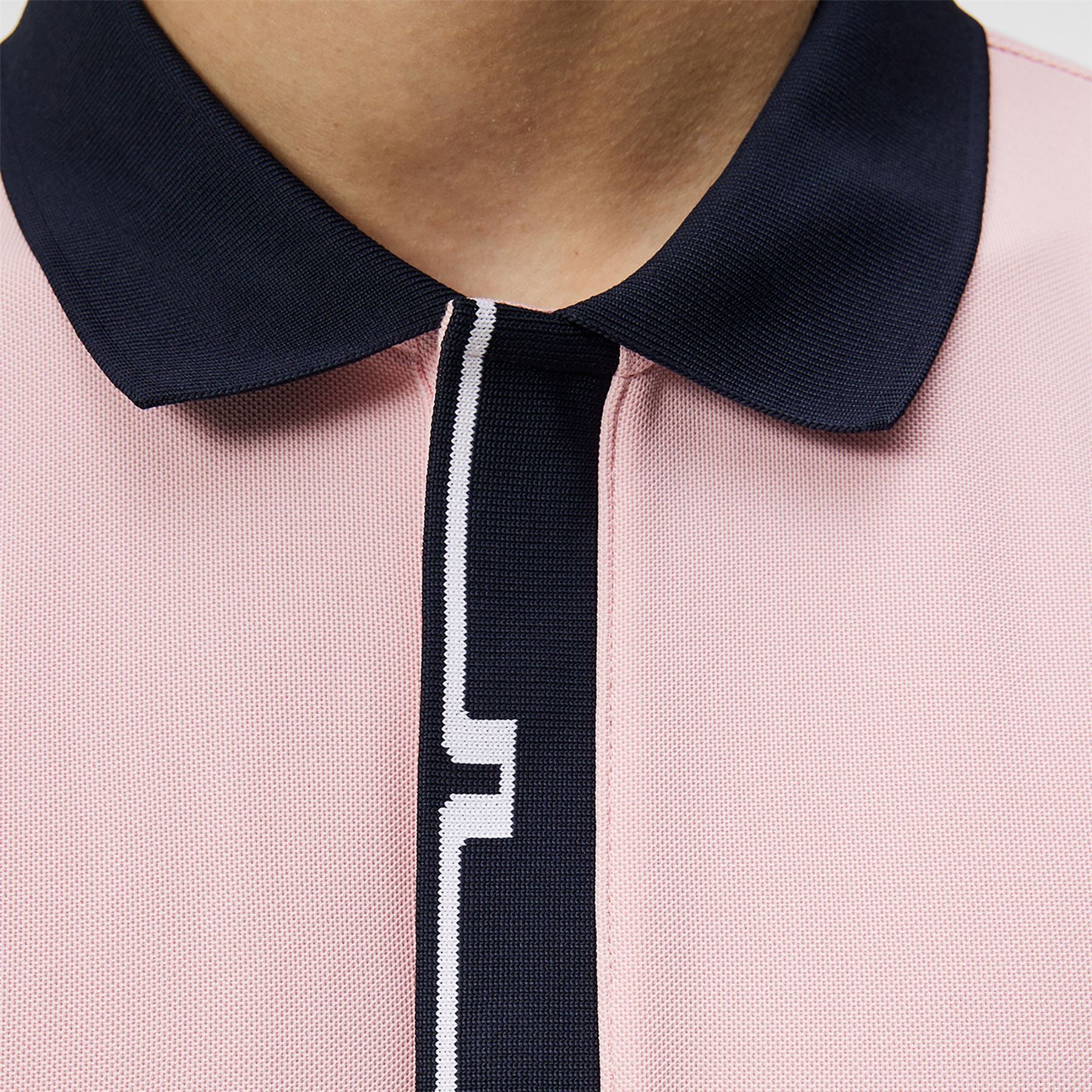 Bay Slim Fit Sport Pique Polo Powder Pink - SS24