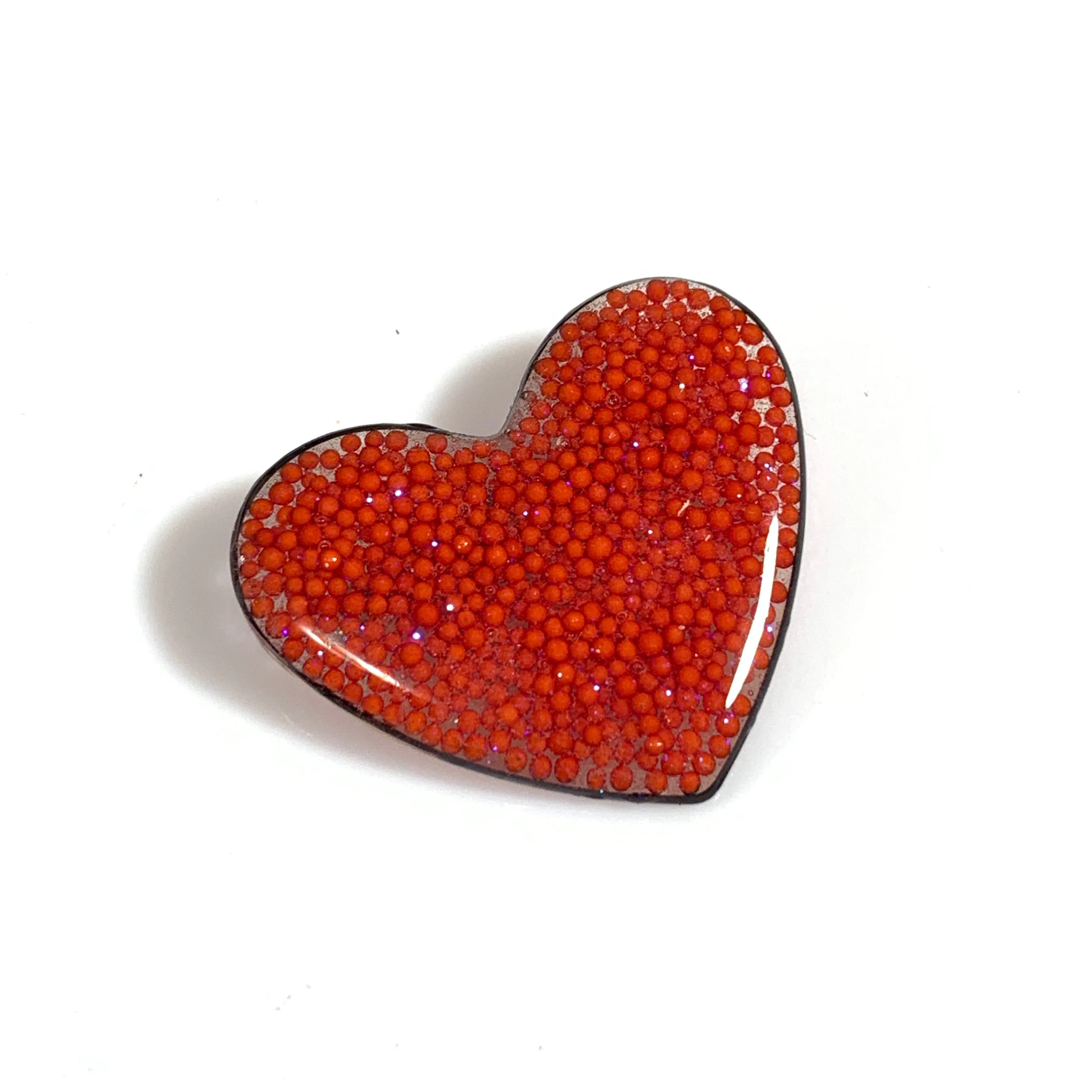 Big Heart Sprinkles Brooch