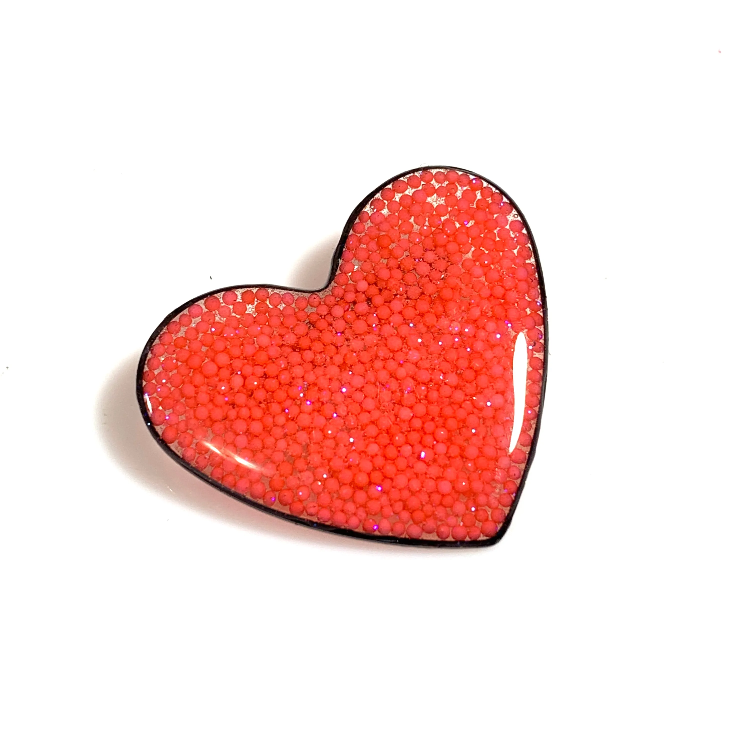 Big Heart Sprinkles Brooch