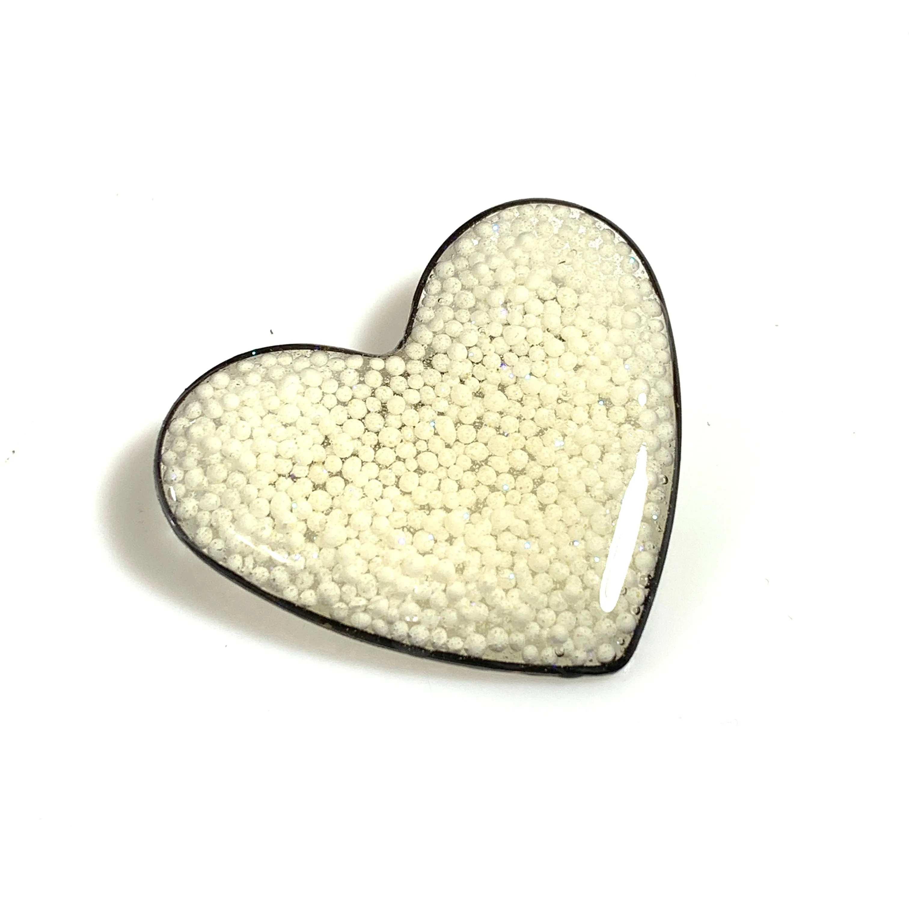 Big Heart Sprinkles Brooch