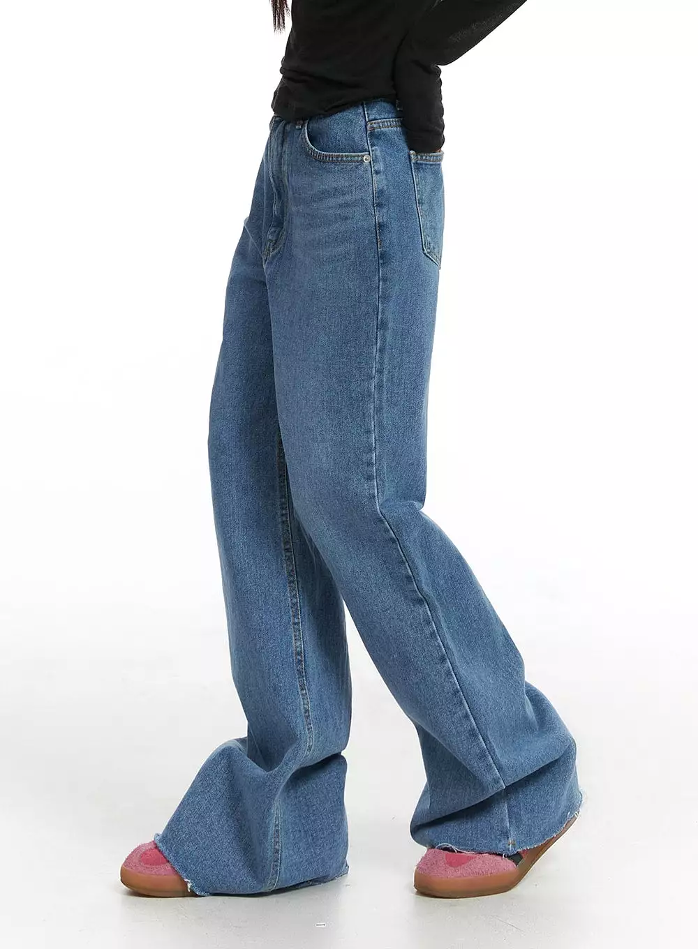 Blue Denim Bootcut Jeans CJ431