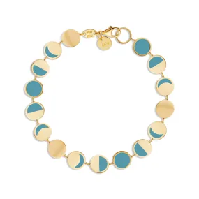 BOHEME CONFETTI LUNE BLEUE BRACELET