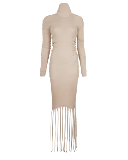 Bottega Veneta Fringed Rib Dress