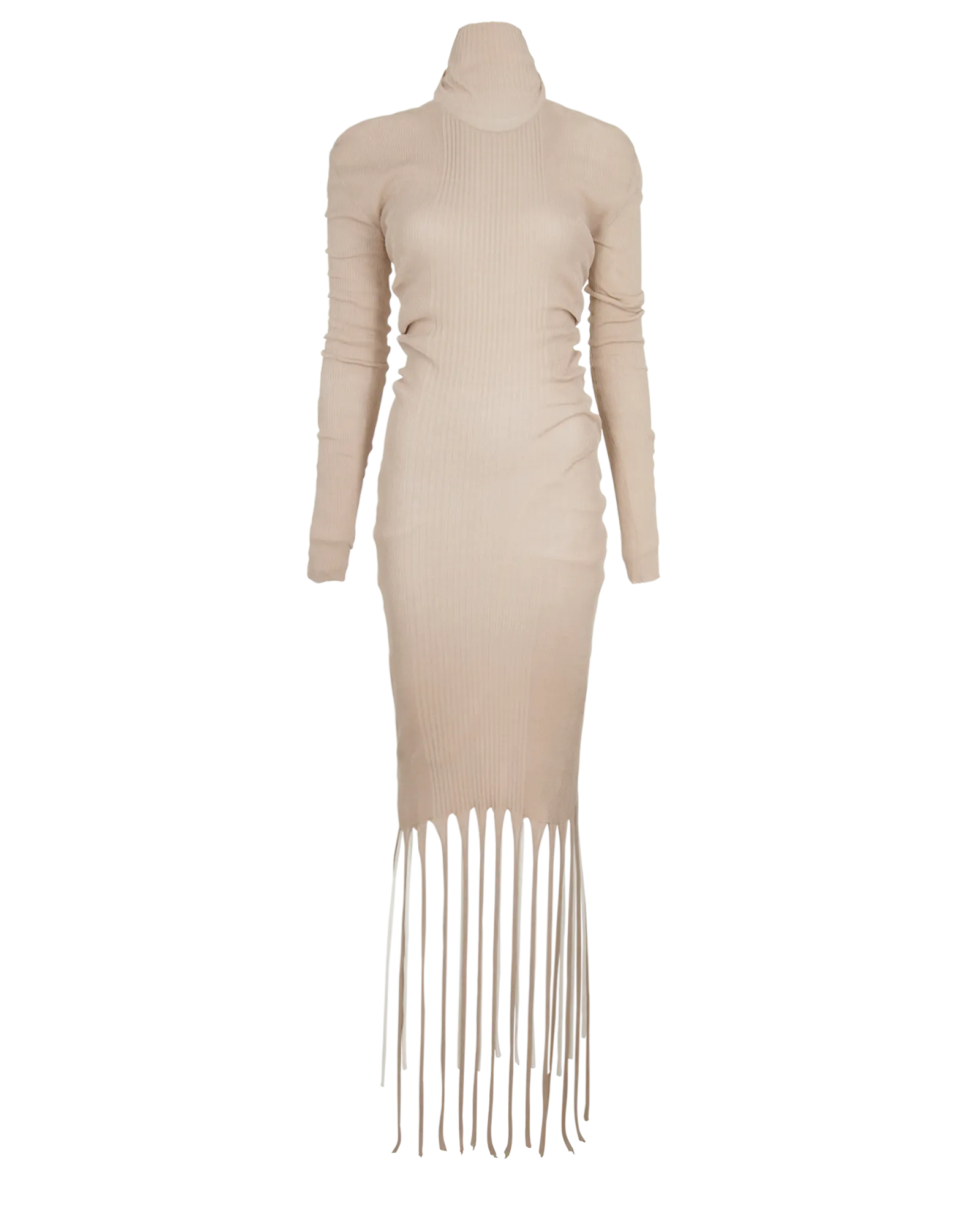 Bottega Veneta Fringed Rib Dress