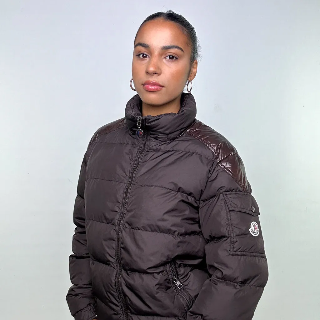 Brown y2ks Moncler Puffer Jacket Coat (S)