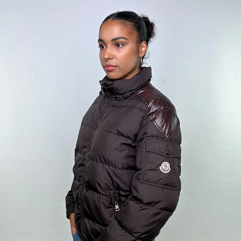 Brown y2ks Moncler Puffer Jacket Coat (S)