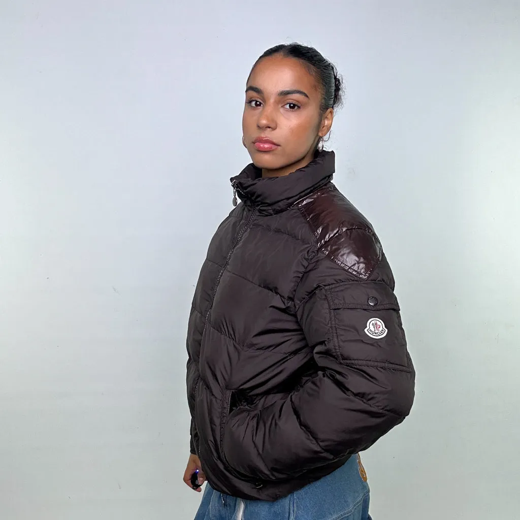 Brown y2ks Moncler Puffer Jacket Coat (S)