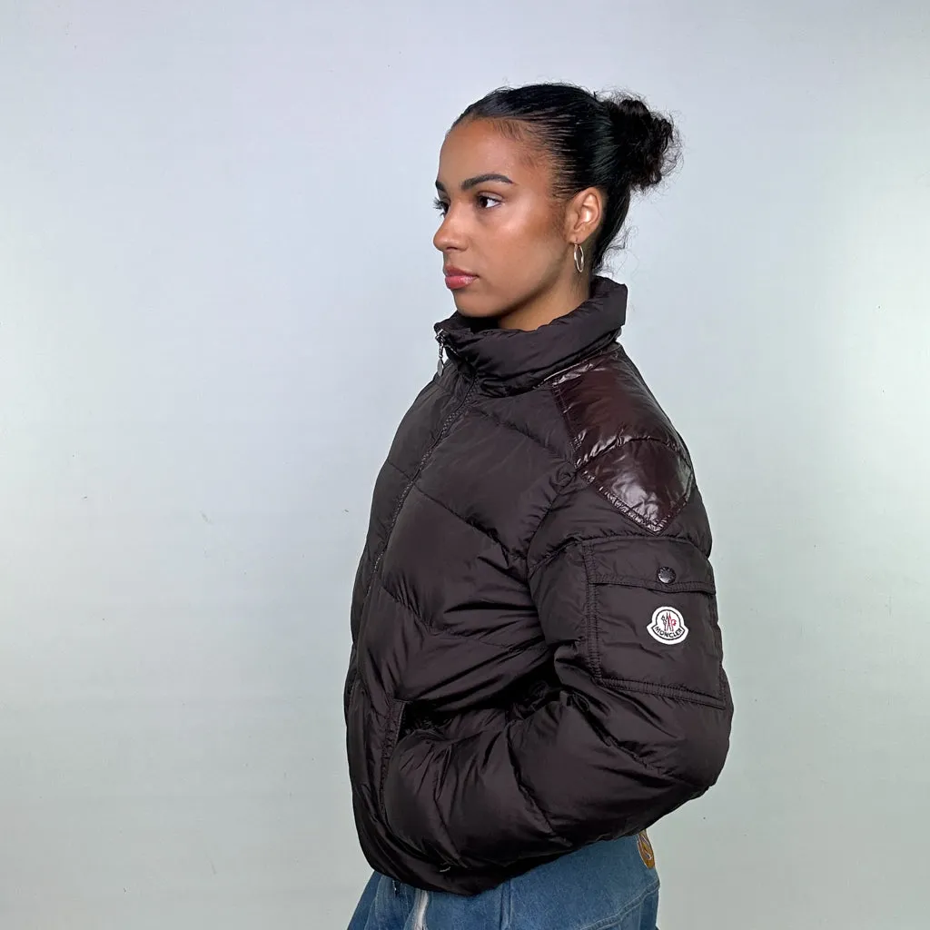 Brown y2ks Moncler Puffer Jacket Coat (S)