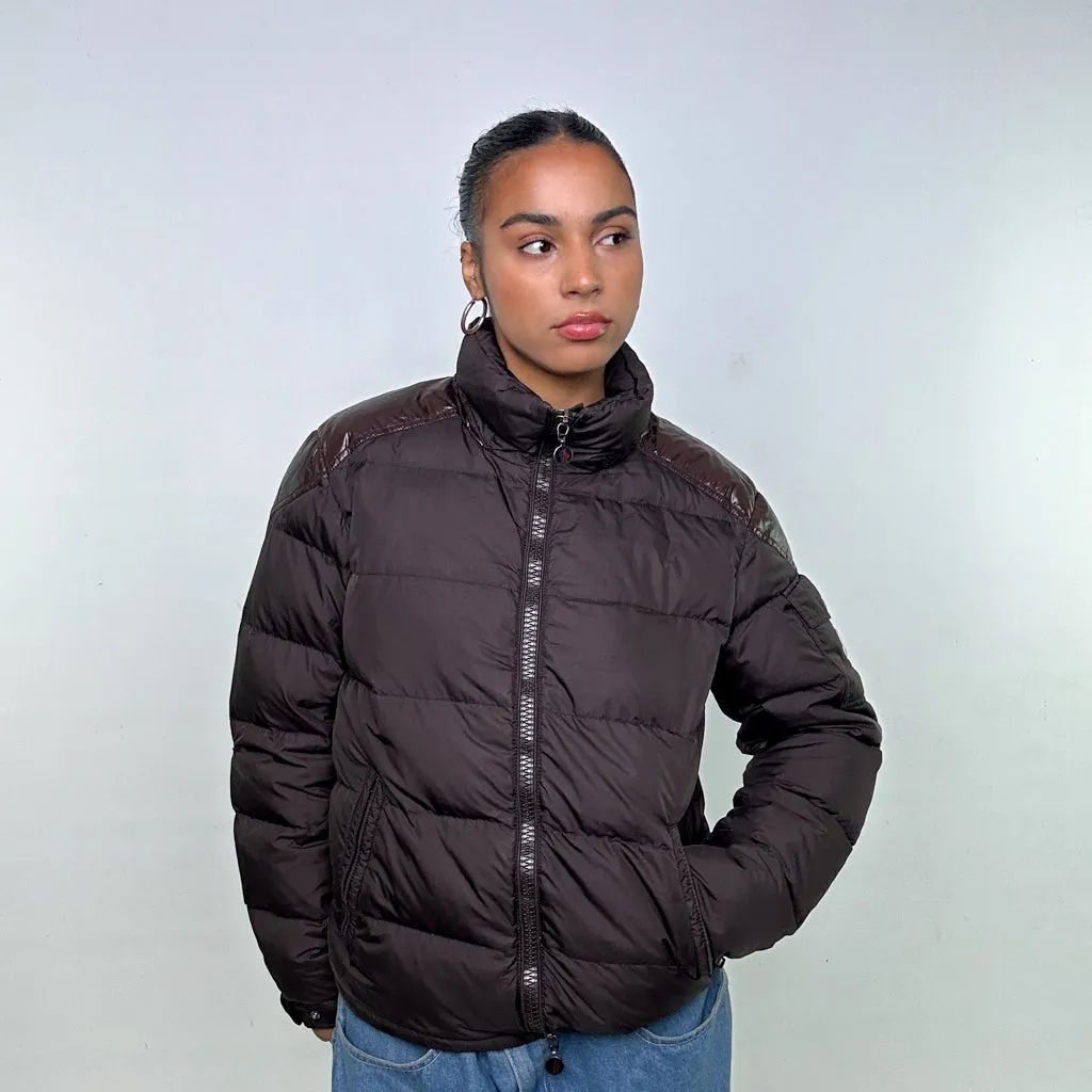 Brown y2ks Moncler Puffer Jacket Coat (S)