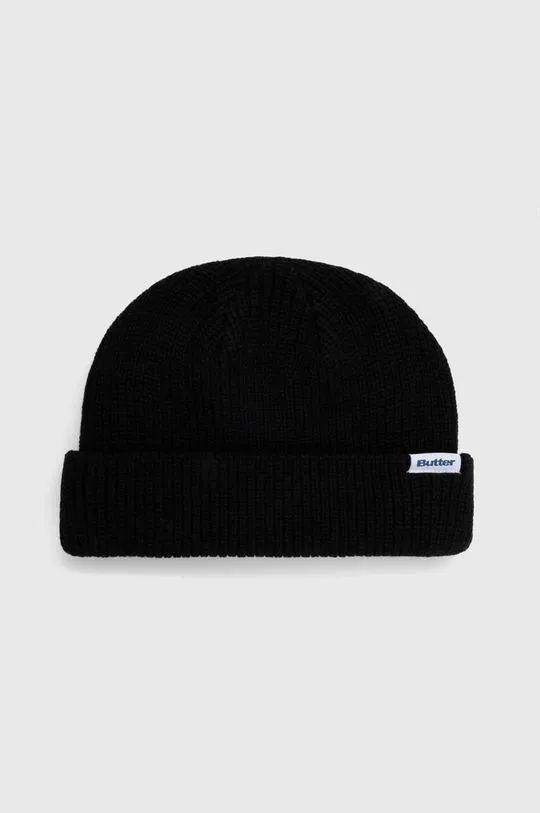 Butter Goods beanie Wharfie Beanie black color BGQ3235701