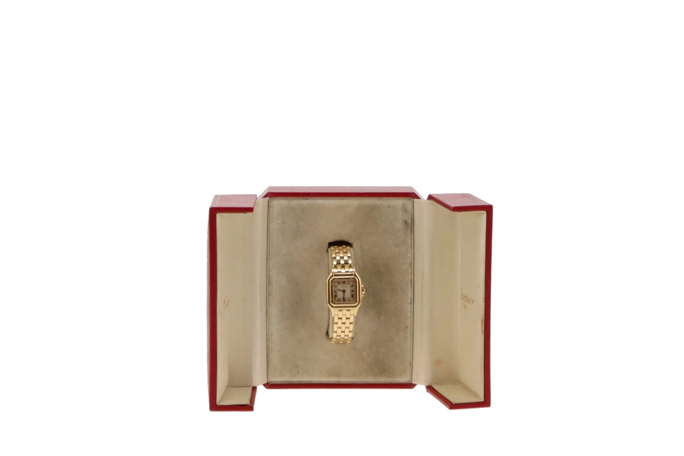 Cartier Vintage Panthere De Cartier 18K Small Modele Gold Watch 1985 Quartz