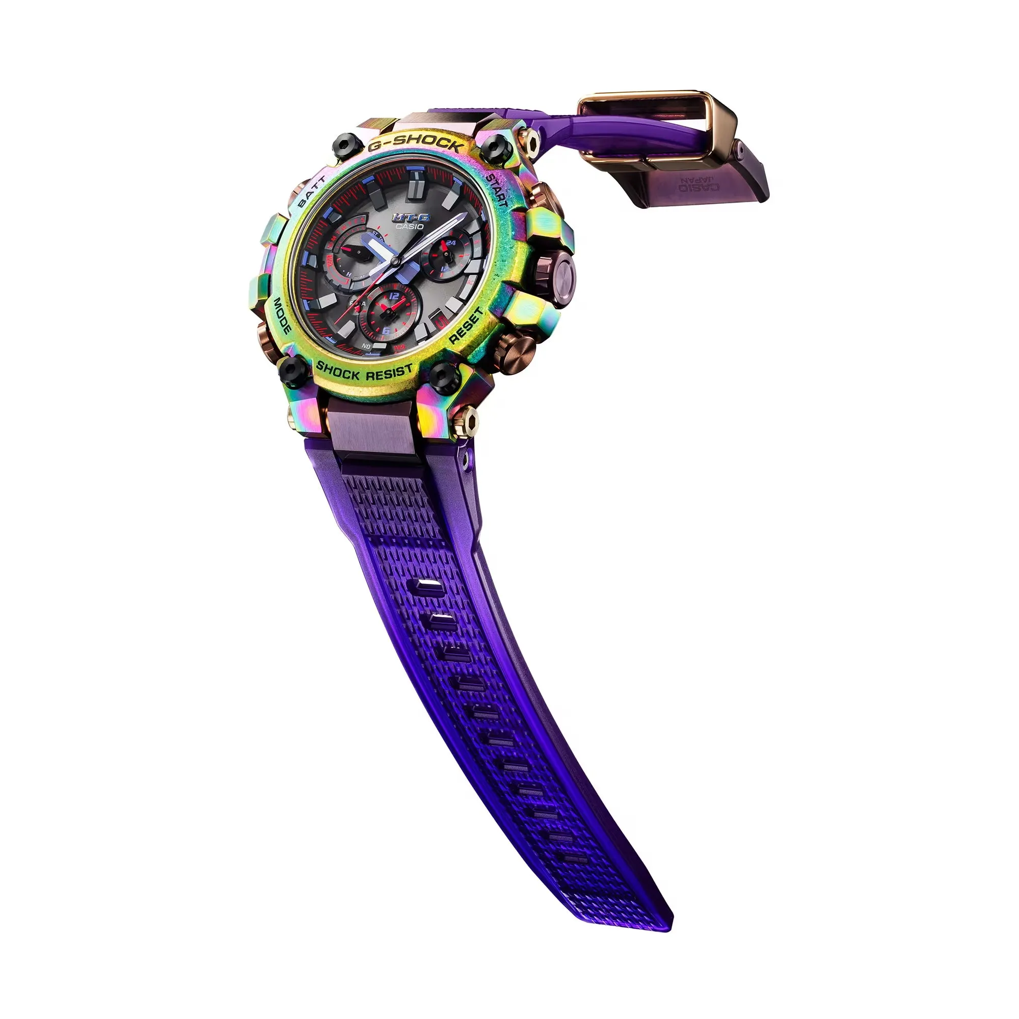 Casio G-Shock MTGB3000PRB-1 Aurora Oval Rainbow Purple Limited Edition MTG Watch