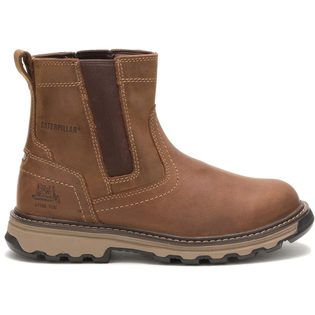 Caterpillar Pelton Safety Boot Dark Beige