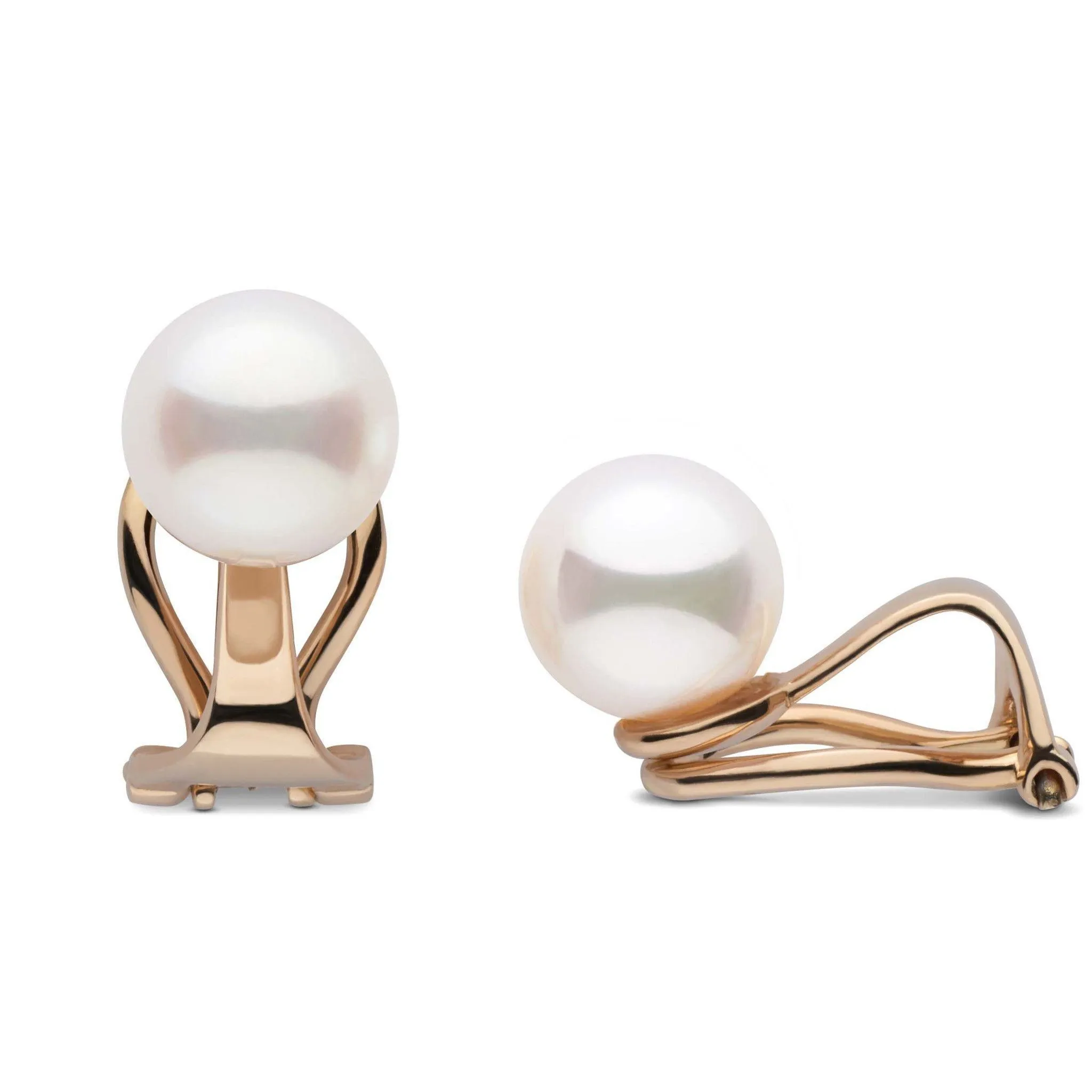 Clip Collection Freshadama 8.5-9.0 mm Pearl Stud Earrings