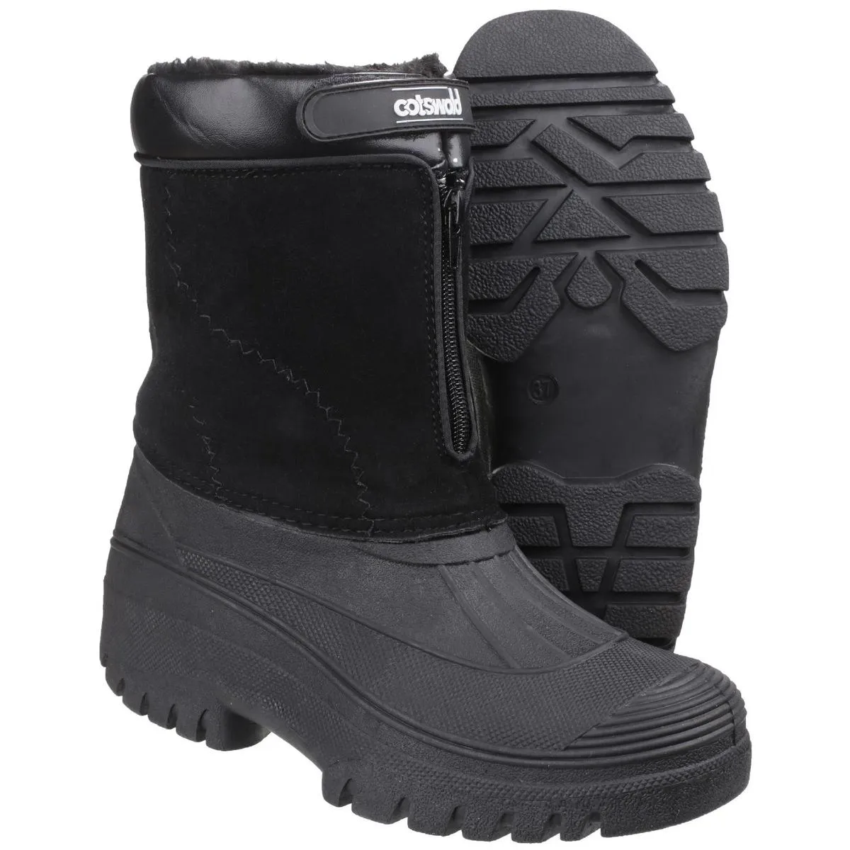 Cotswold Venture Waterproof Winter Boot Black