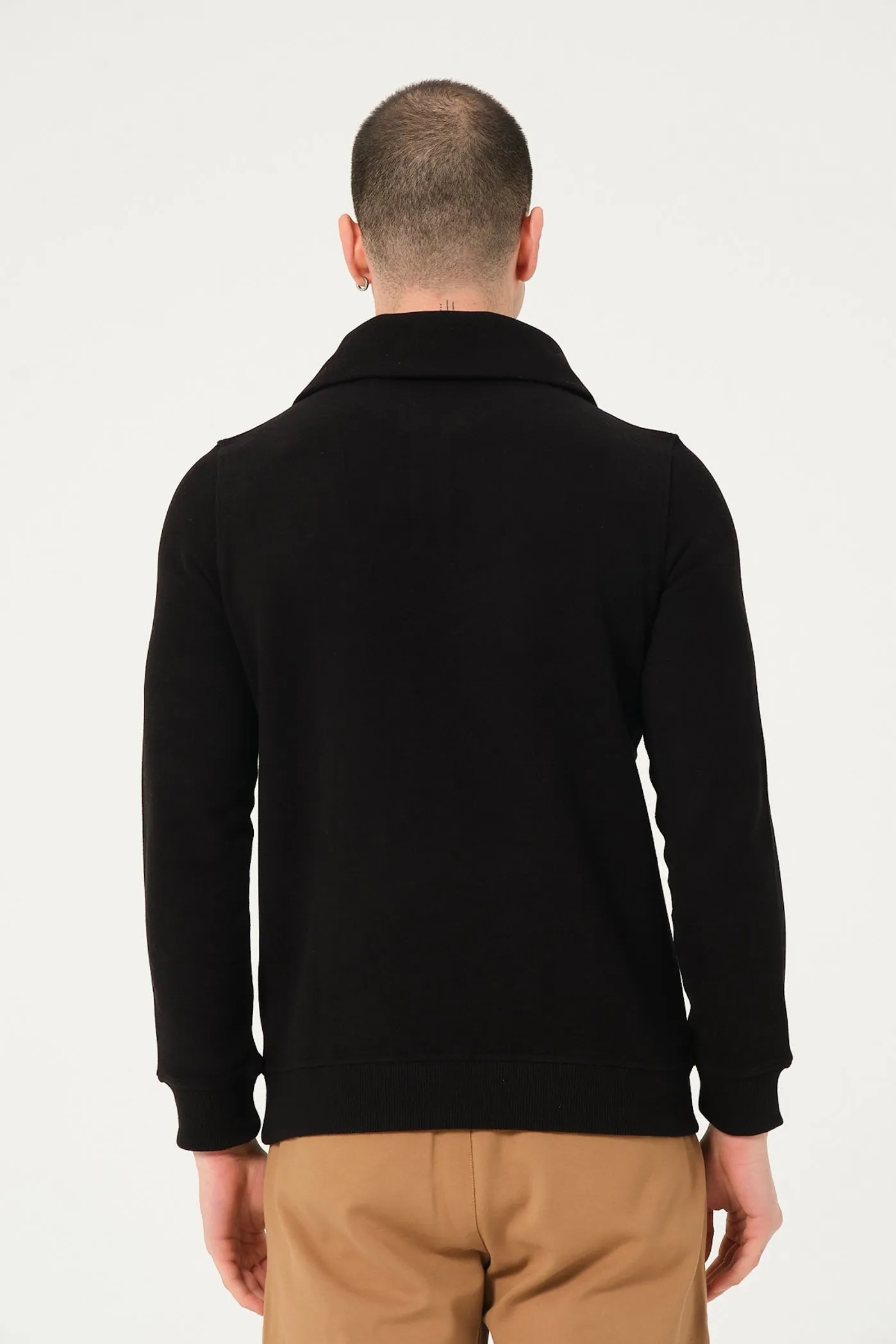 Cotton Man Sweater Black