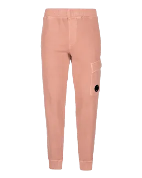 C.P. Company Pantalon rose Brushed & Emerized Diagonal Fleece