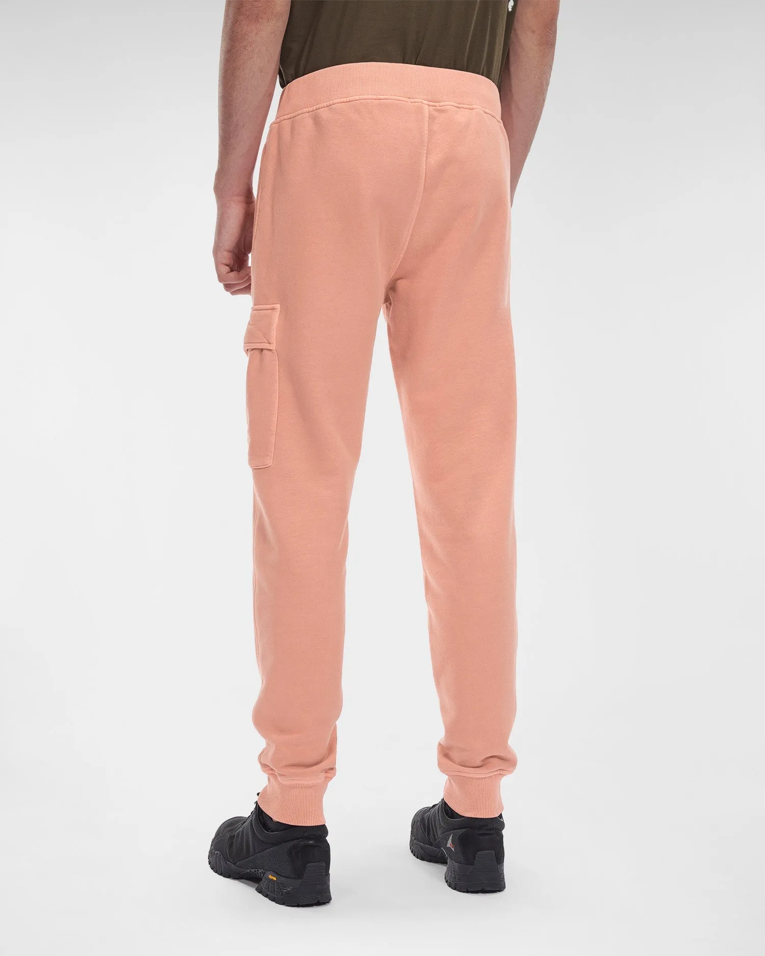 C.P. Company Pantalon rose Brushed & Emerized Diagonal Fleece