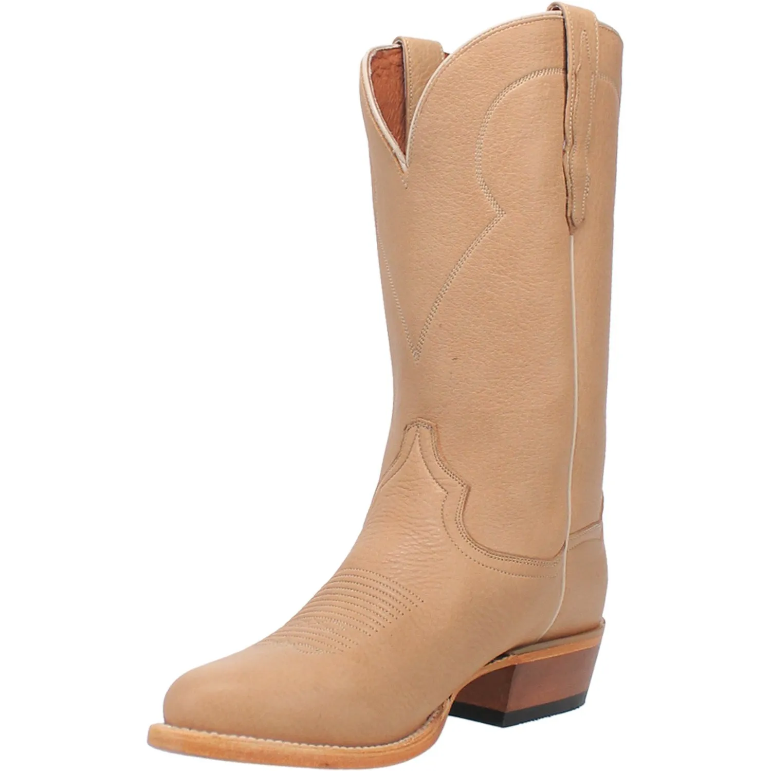 Dan Post Mens Pike Natural Leather Cowboy Boots