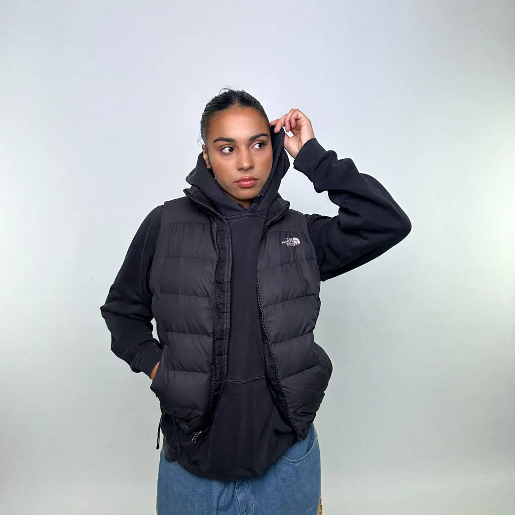 Dark Grey y2ks The North Face 700 Series Puffer Jacket Coat Gilet (M)