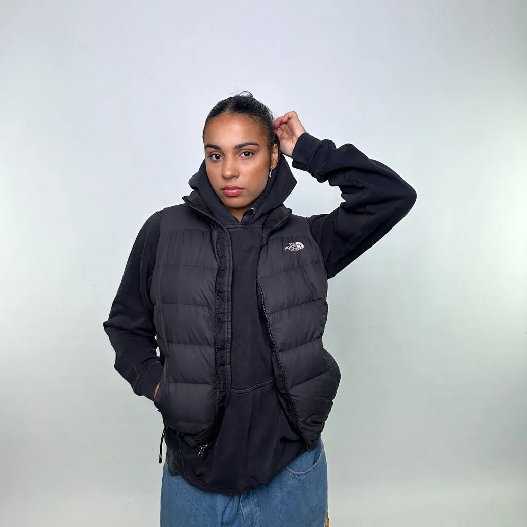 Dark Grey y2ks The North Face 700 Series Puffer Jacket Coat Gilet (M)