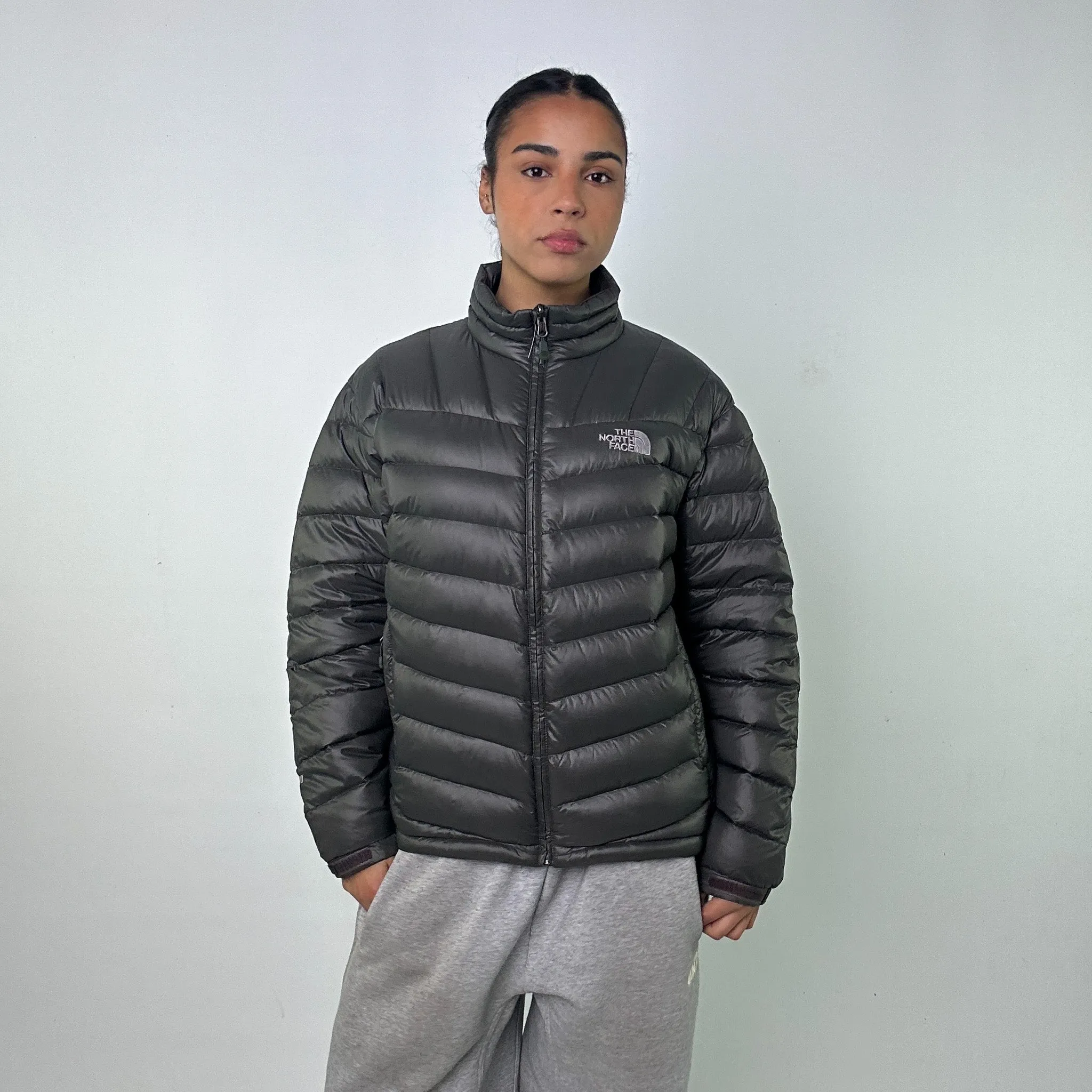 Dark Grey y2ks The North Face 700 Series Puffer Jacket Coat (M)