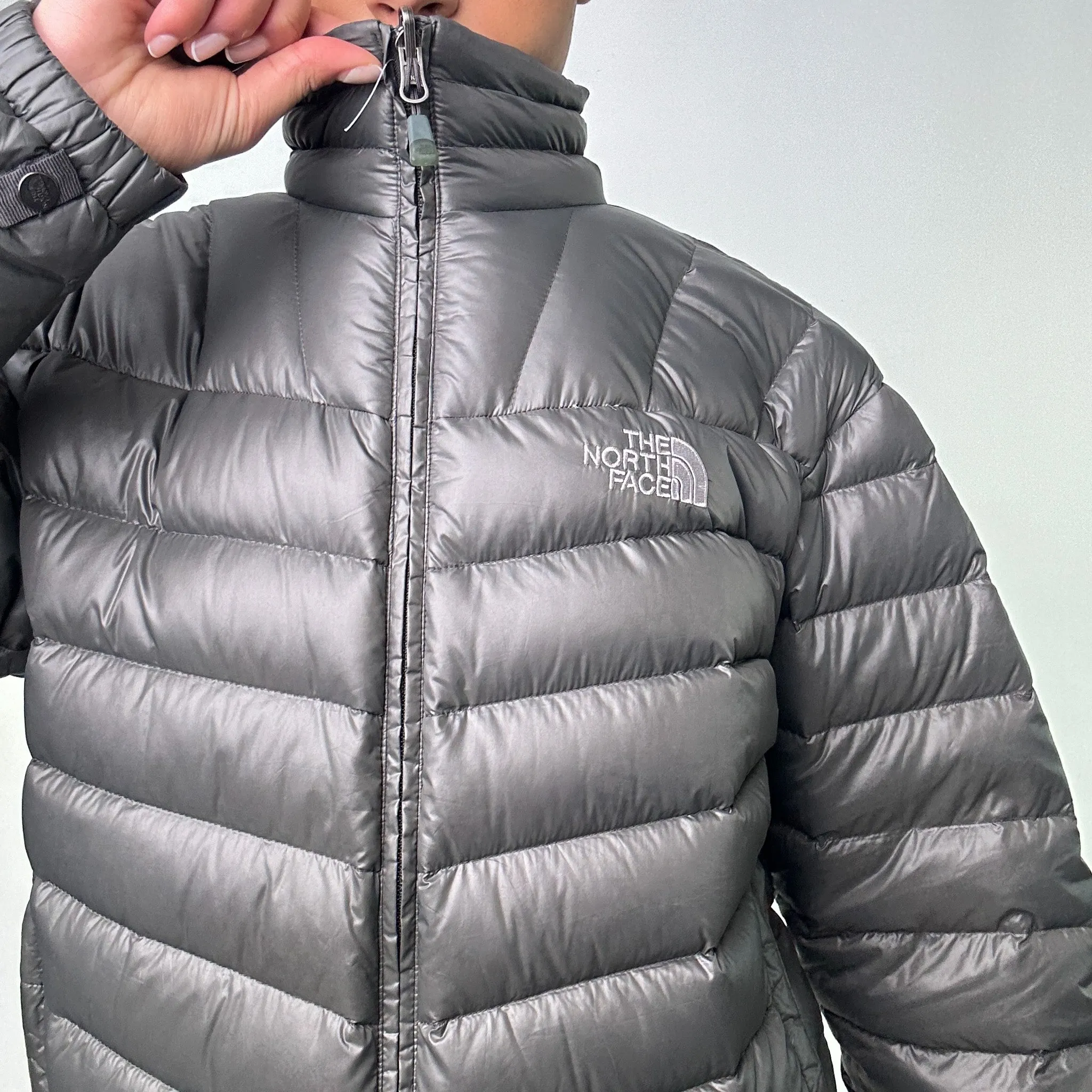 Dark Grey y2ks The North Face 700 Series Puffer Jacket Coat (M)