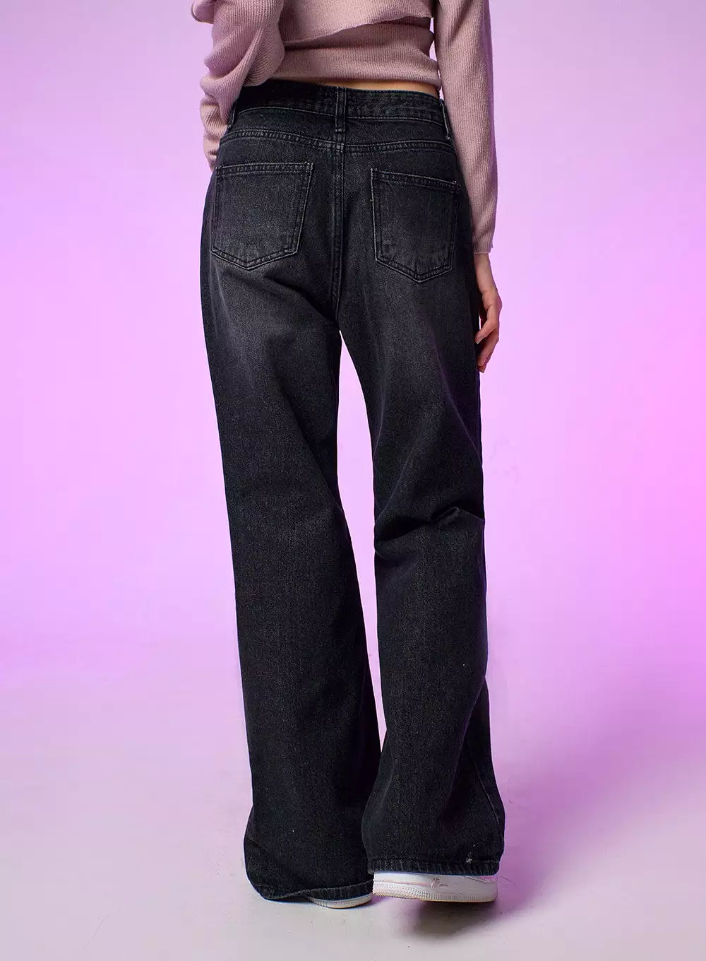 Denim Washed Bootcut Jeans IJ430