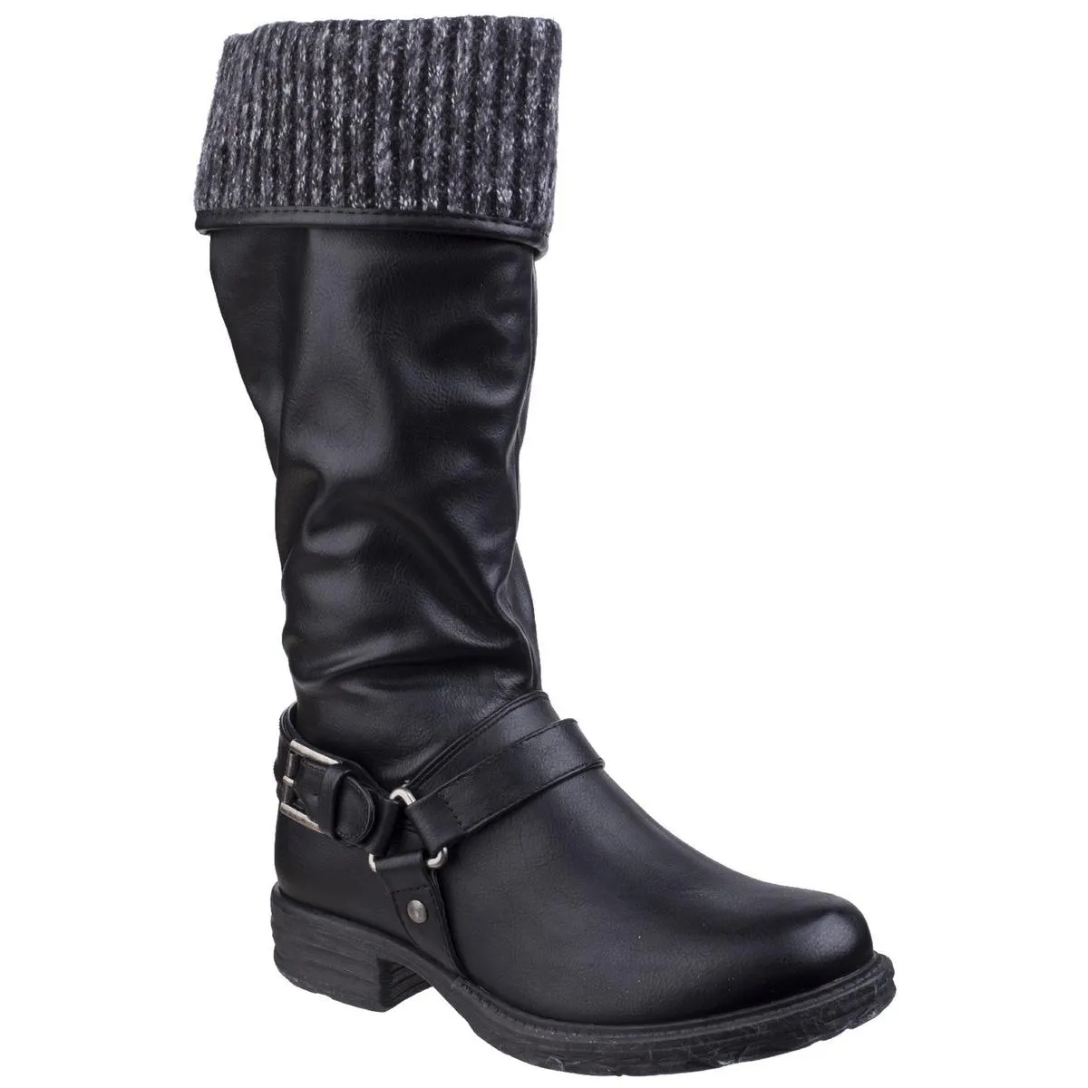 Divaz Monroe Tall Boot Black