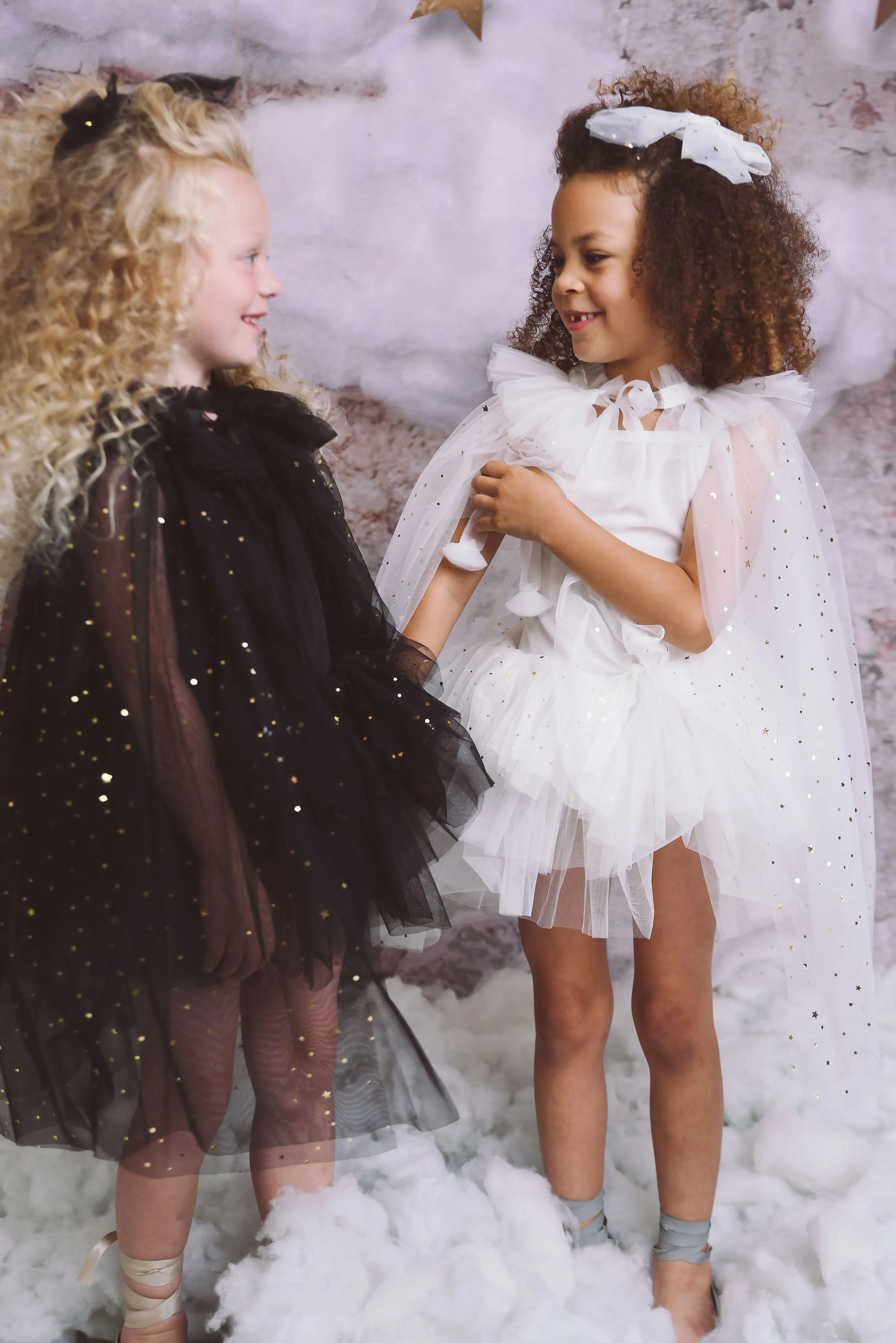 DOLLY STARS & MOON   TULLE CAPE black