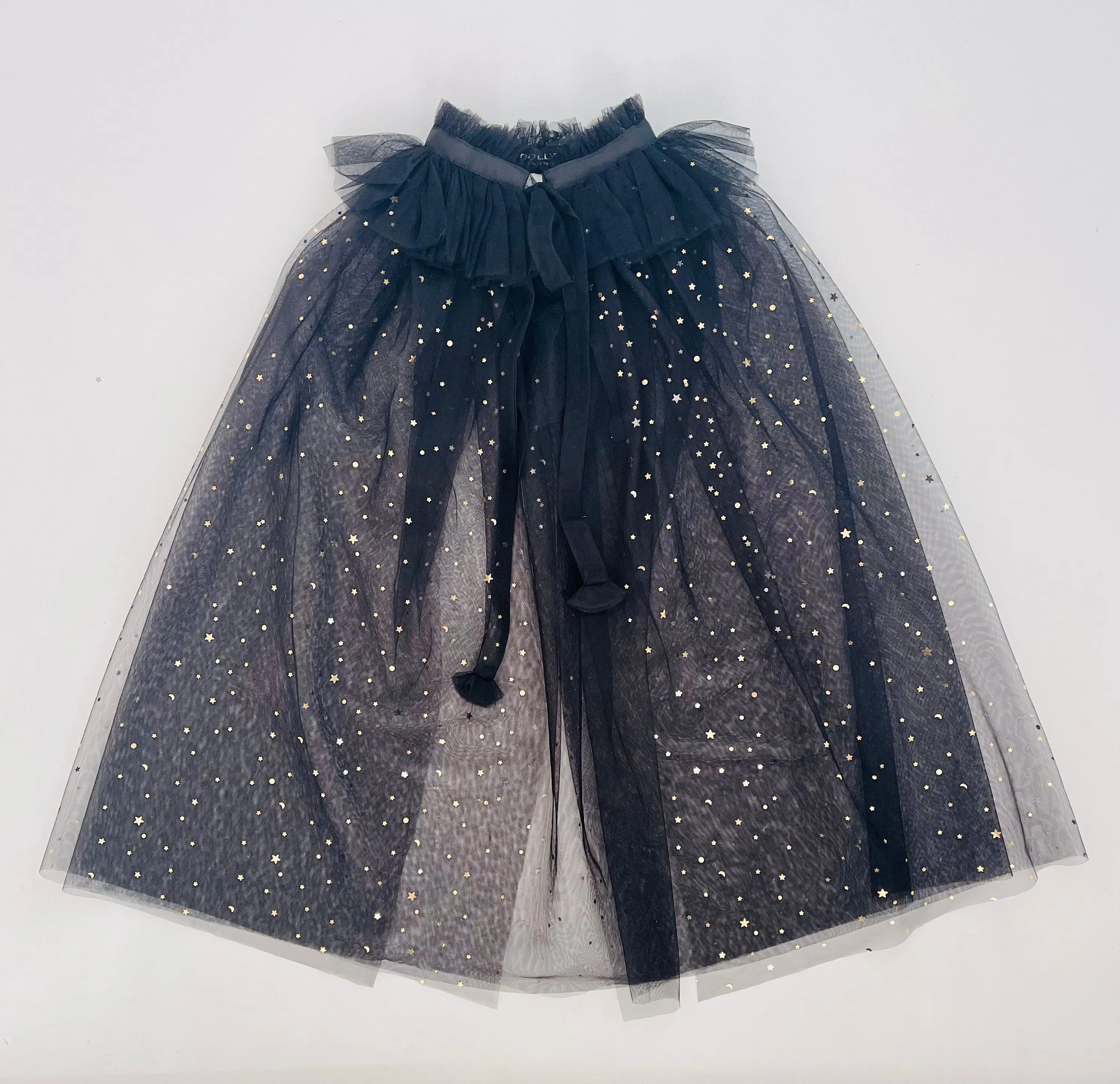 DOLLY STARS & MOON   TULLE CAPE black