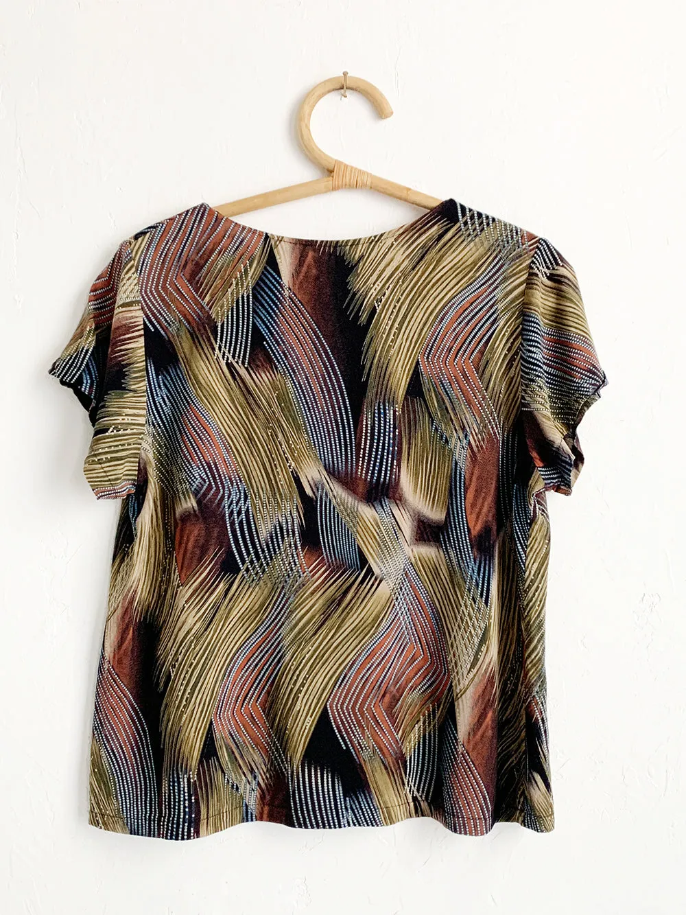 Earth Tone Swish Rayon Tshirt